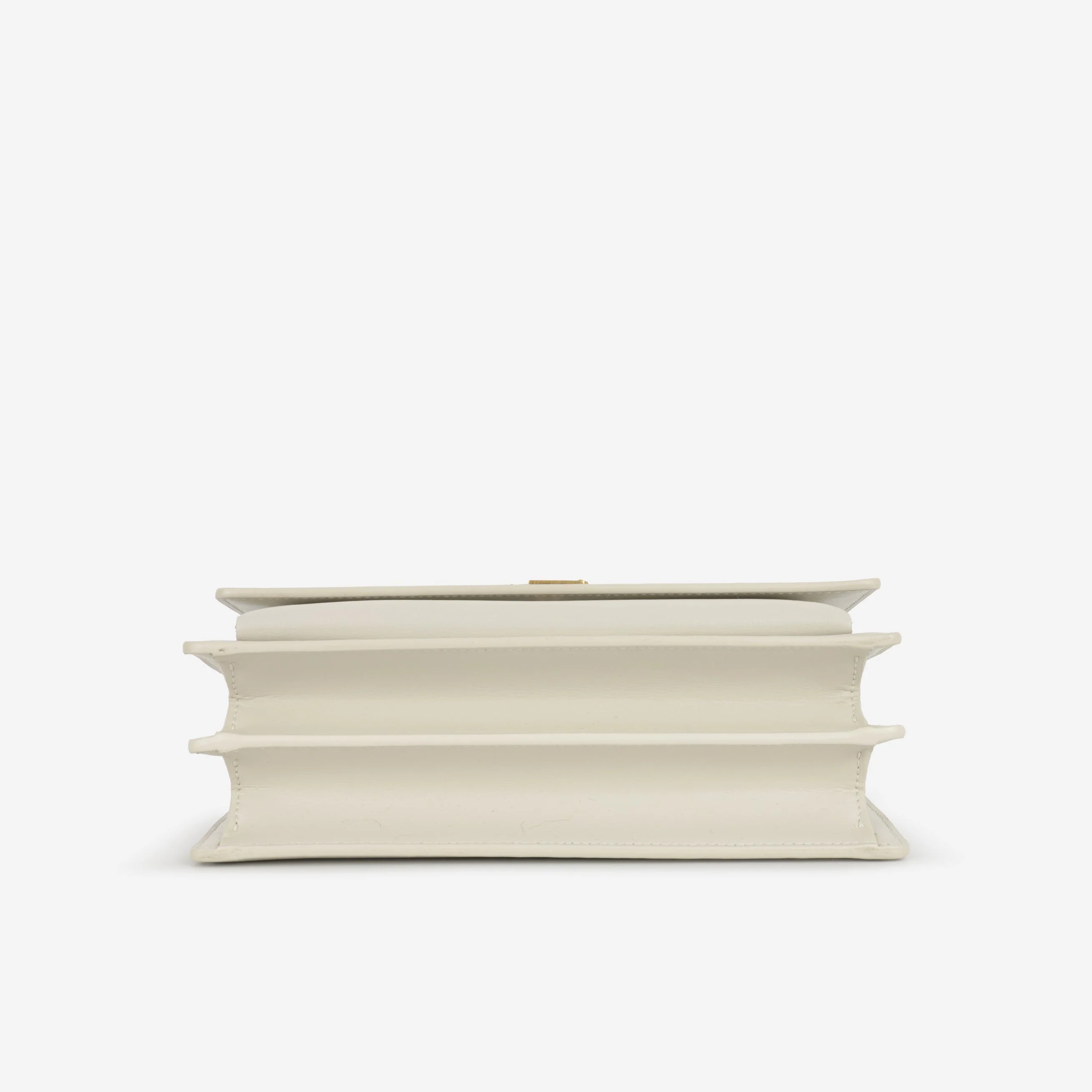 Saint Laurent Medium Sunset - Blanc Vintage Calfskin | Gold Hardware - Image 4