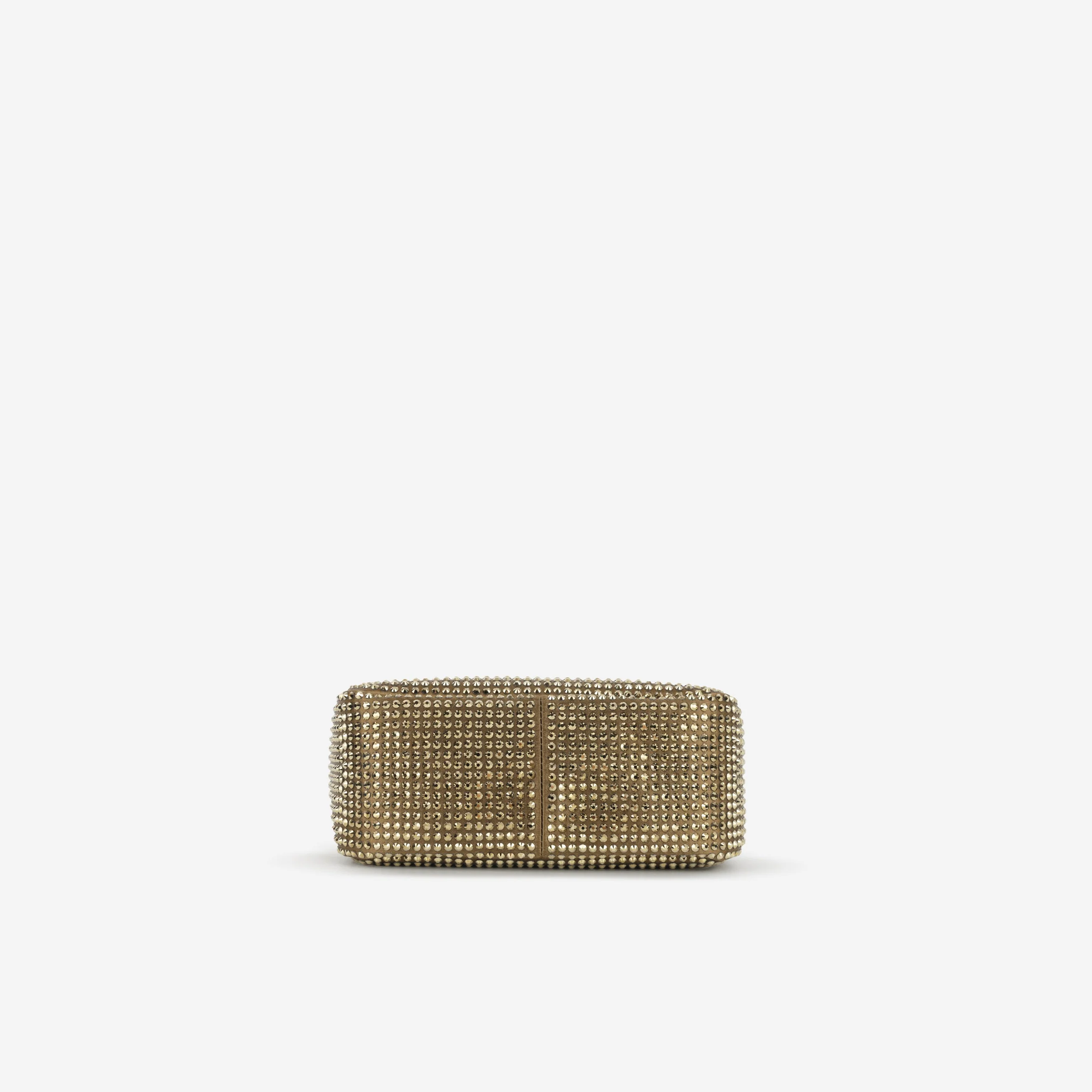 Saint Laurent Mini Le 5 a 7 - Gold Crystal Embellished Satin | Gold Hardware - Image 4