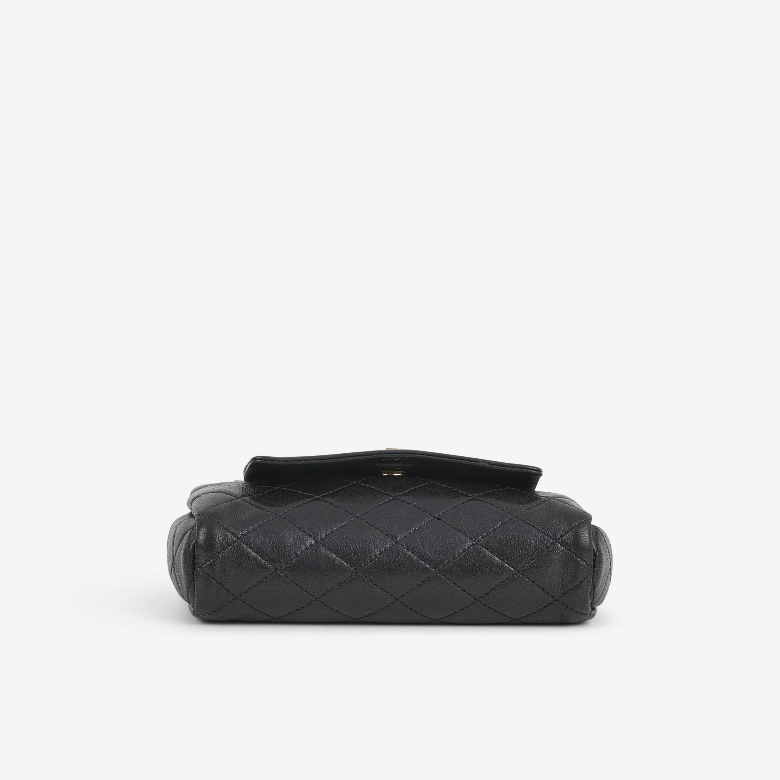 Saint Laurent Mini Nolita - Black Lambskin | Gold Hardware - Image 6