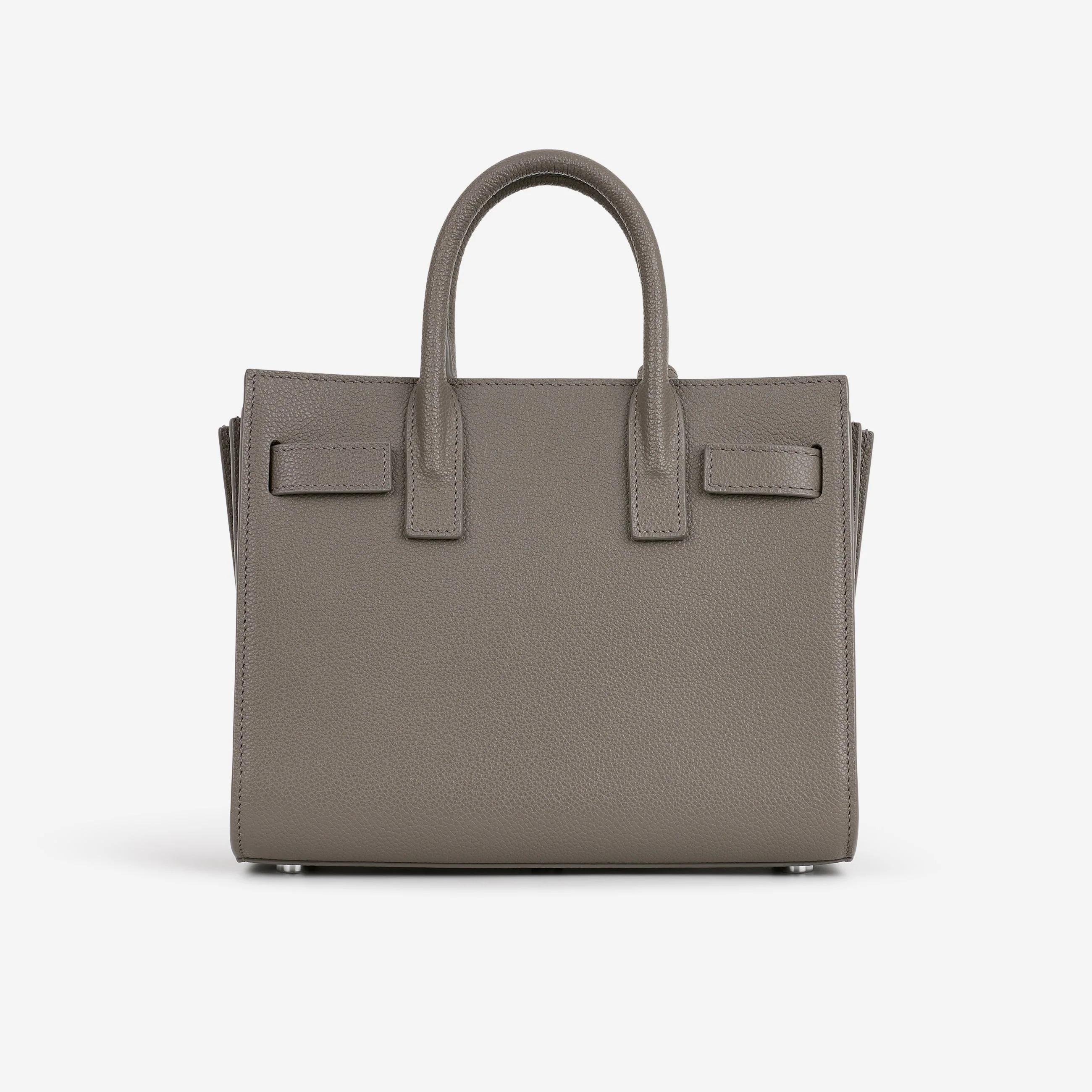 Saint Laurent Nano Sac De Jour - Grey Calfskin | Silver Hardware - Image 4