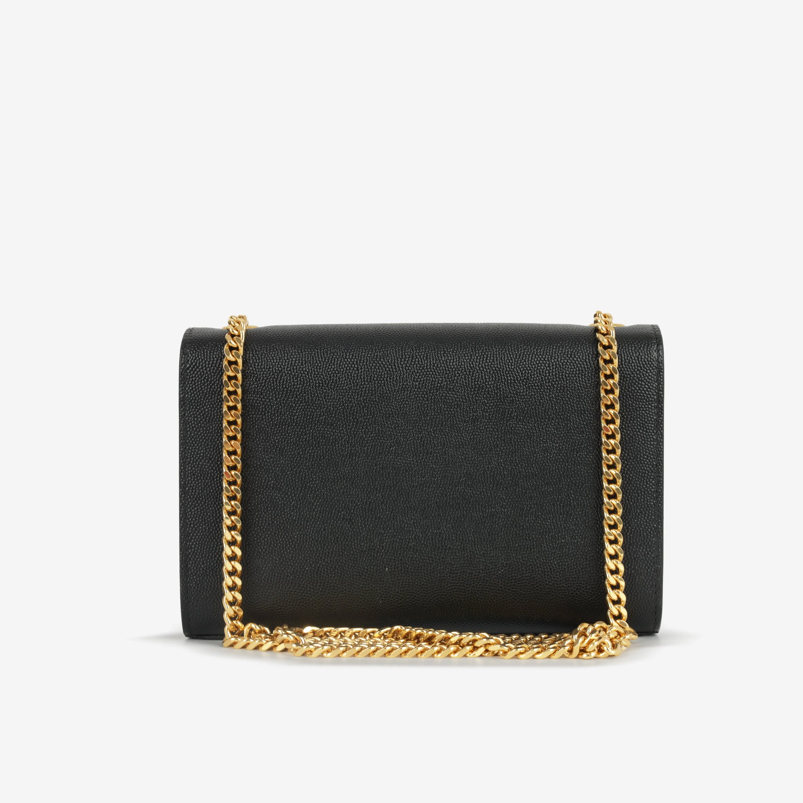 Saint Laurent Small Kate - Black Grained Leather | Gold Hardware - Image 3