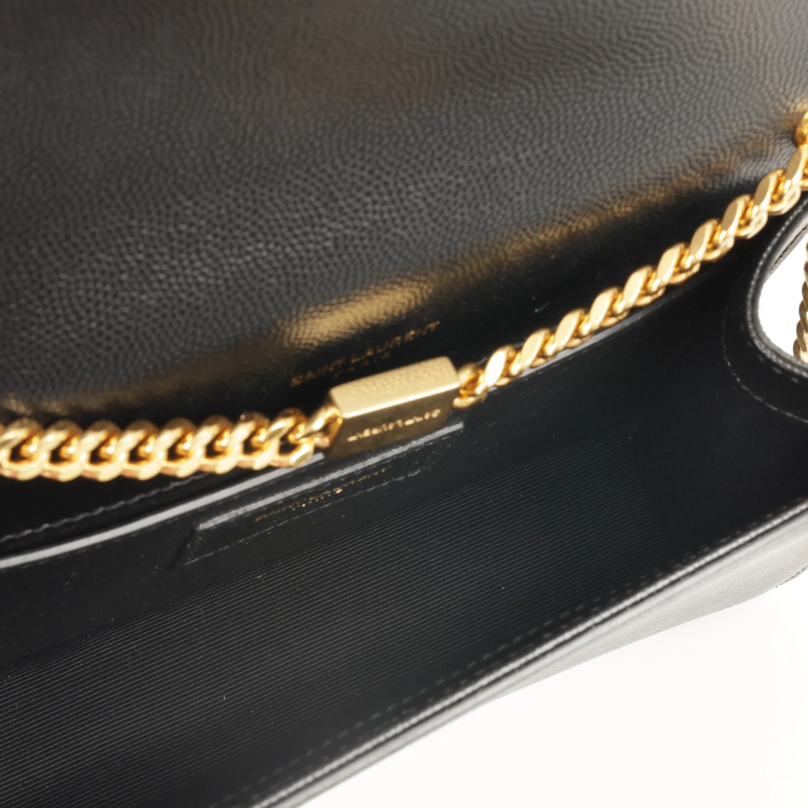 Saint Laurent Small Kate - Black Grained Leather | Gold Hardware - Image 5