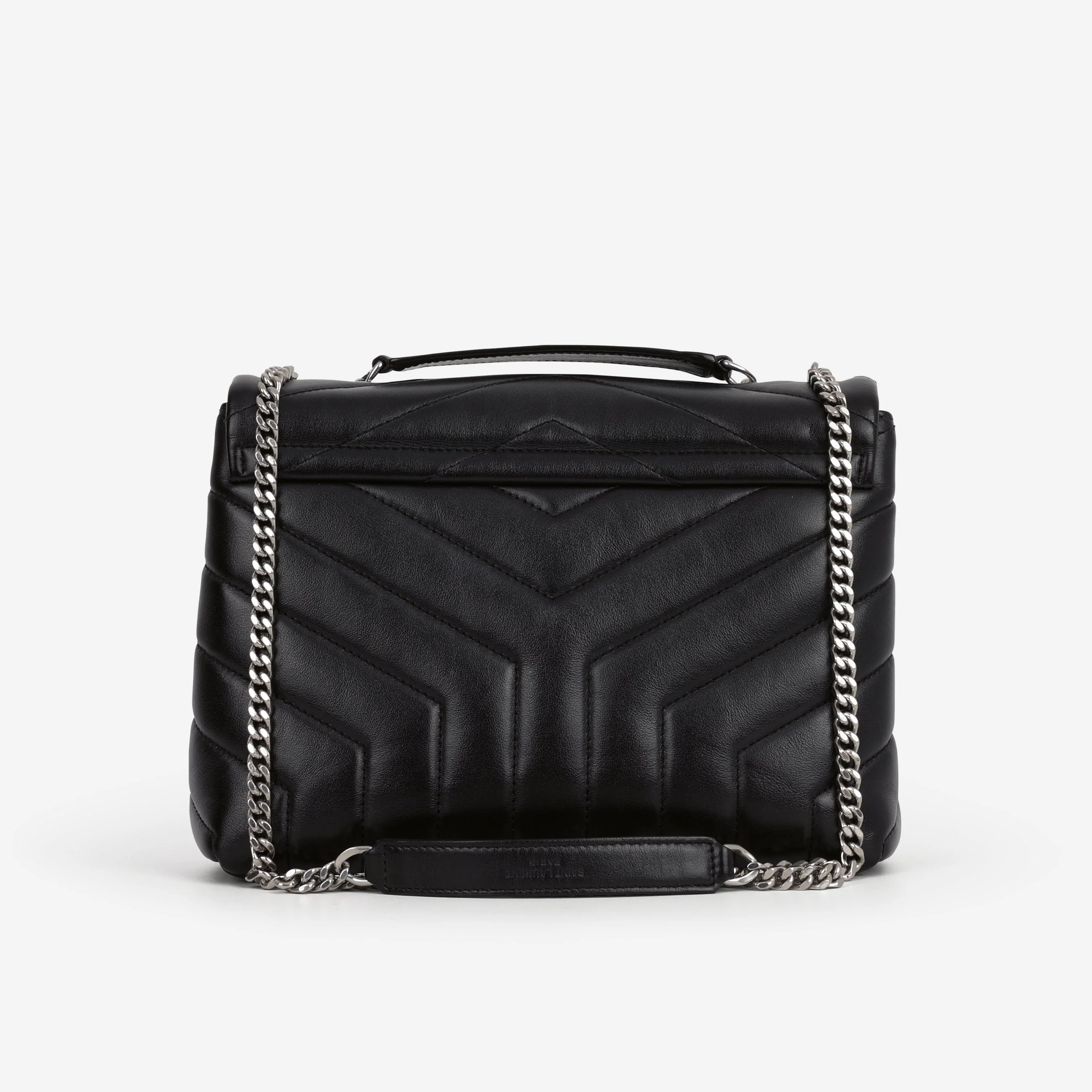 Saint Laurent Small Loulou - Black Calfskin | Silver Hardware - Image 3