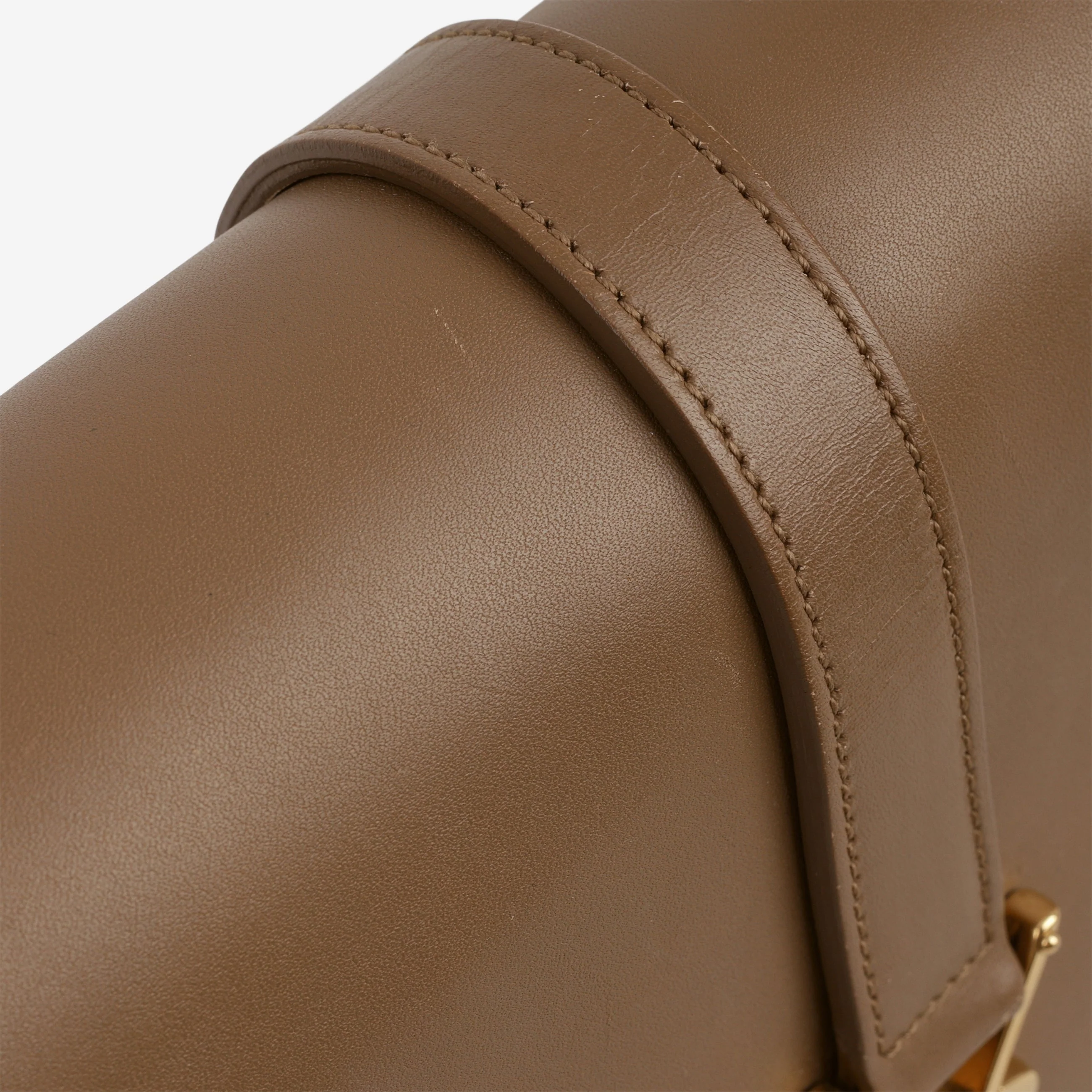 Saint Laurent Université Flap Bag - Tan Leather | Gold Hardware - Image 12