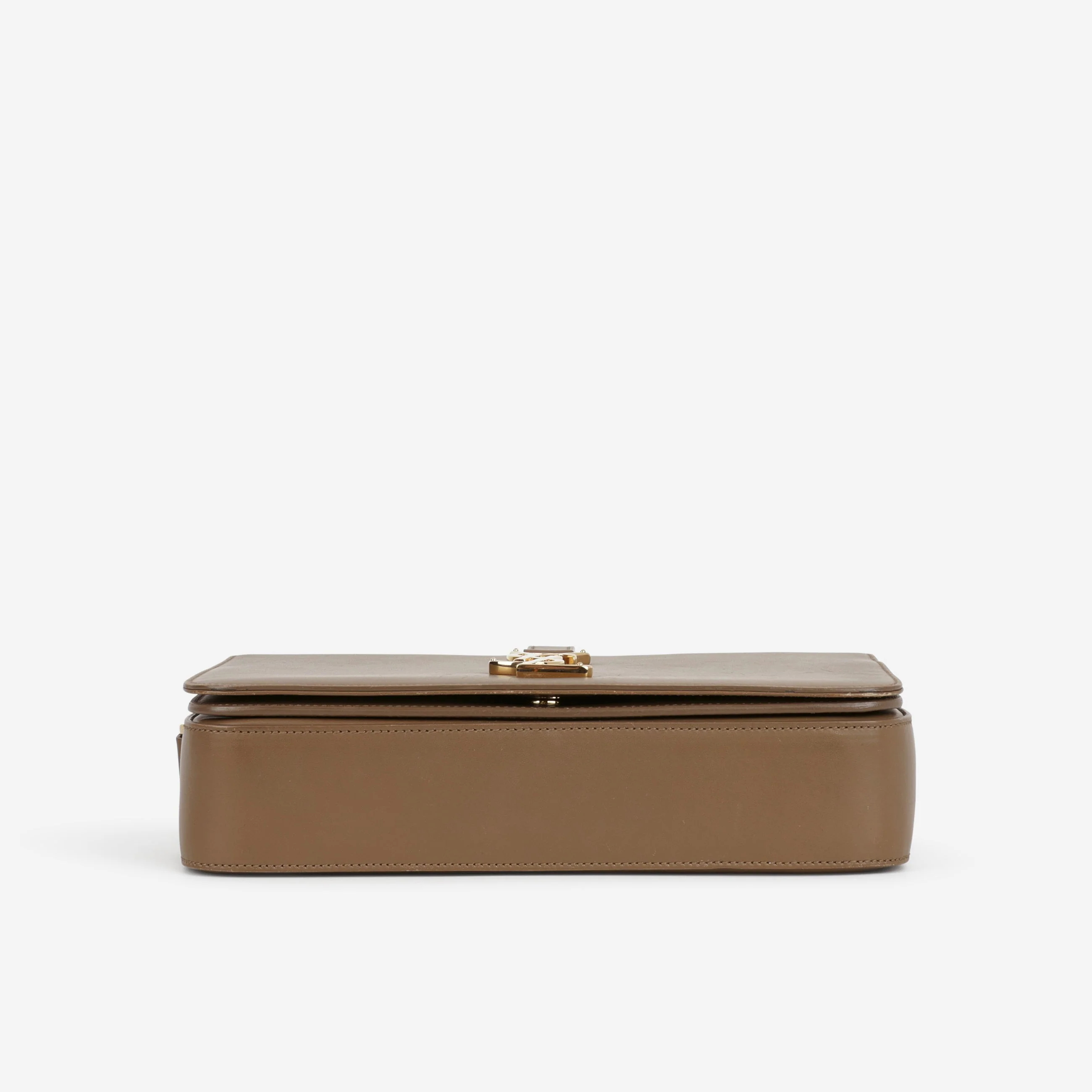 Saint Laurent Université Flap Bag - Tan Leather | Gold Hardware - Image 3