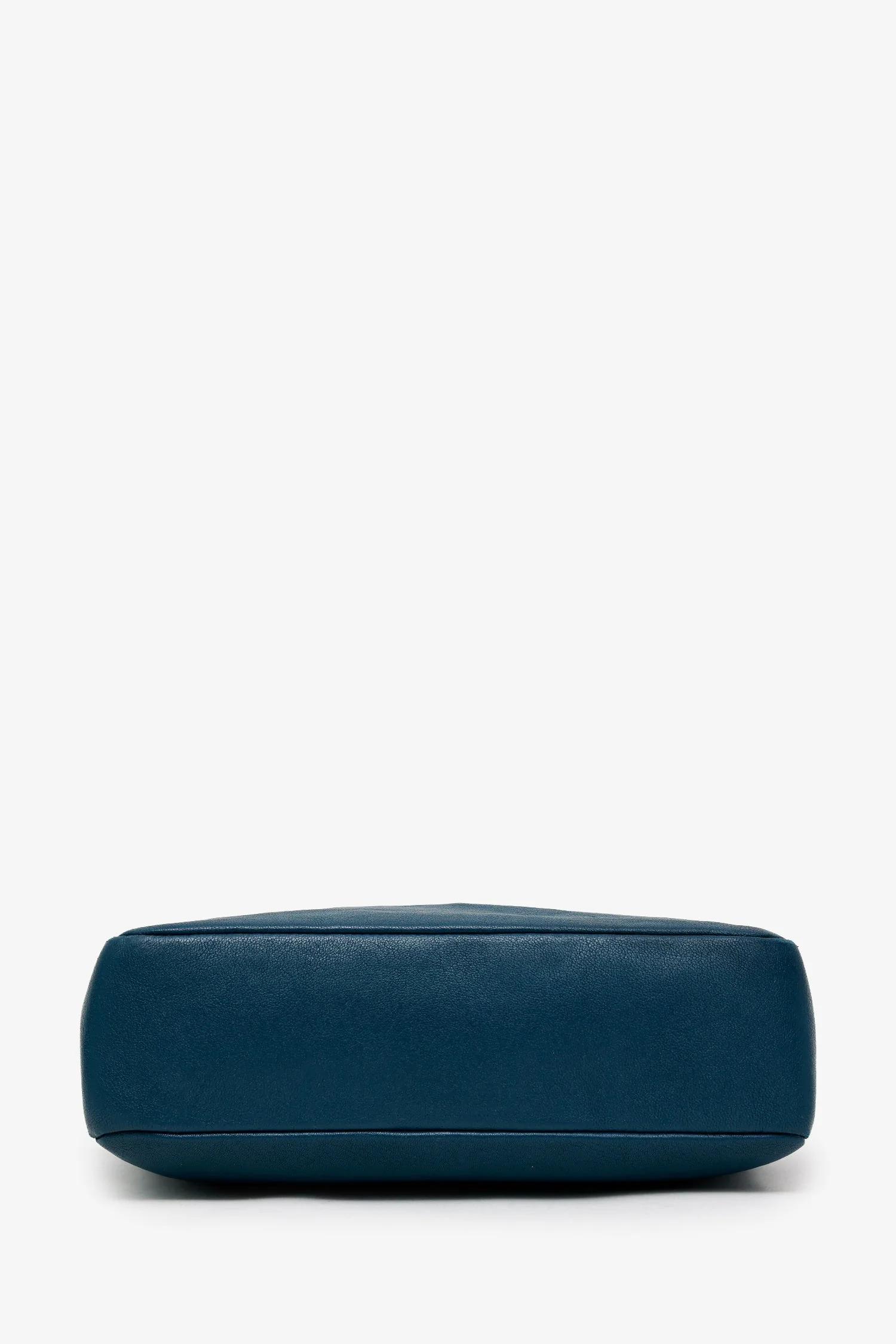 Saint Laurent Teal Calfskin Leather Small Lou Tassel Camera Bag - Image 5