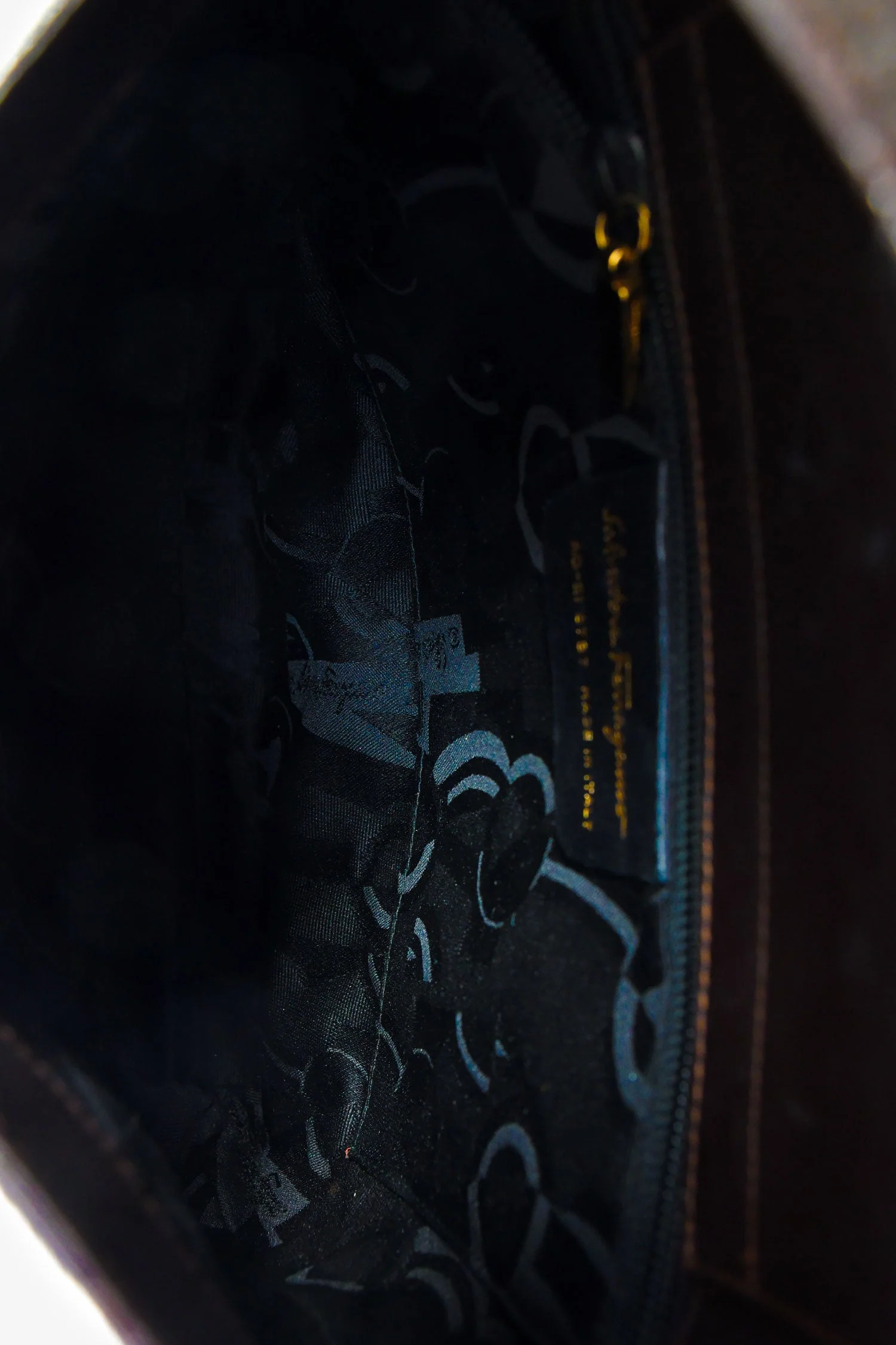 Salvatore Ferragamo Chocolate Brown Ponyhair Shoulder Bag - Image 6
