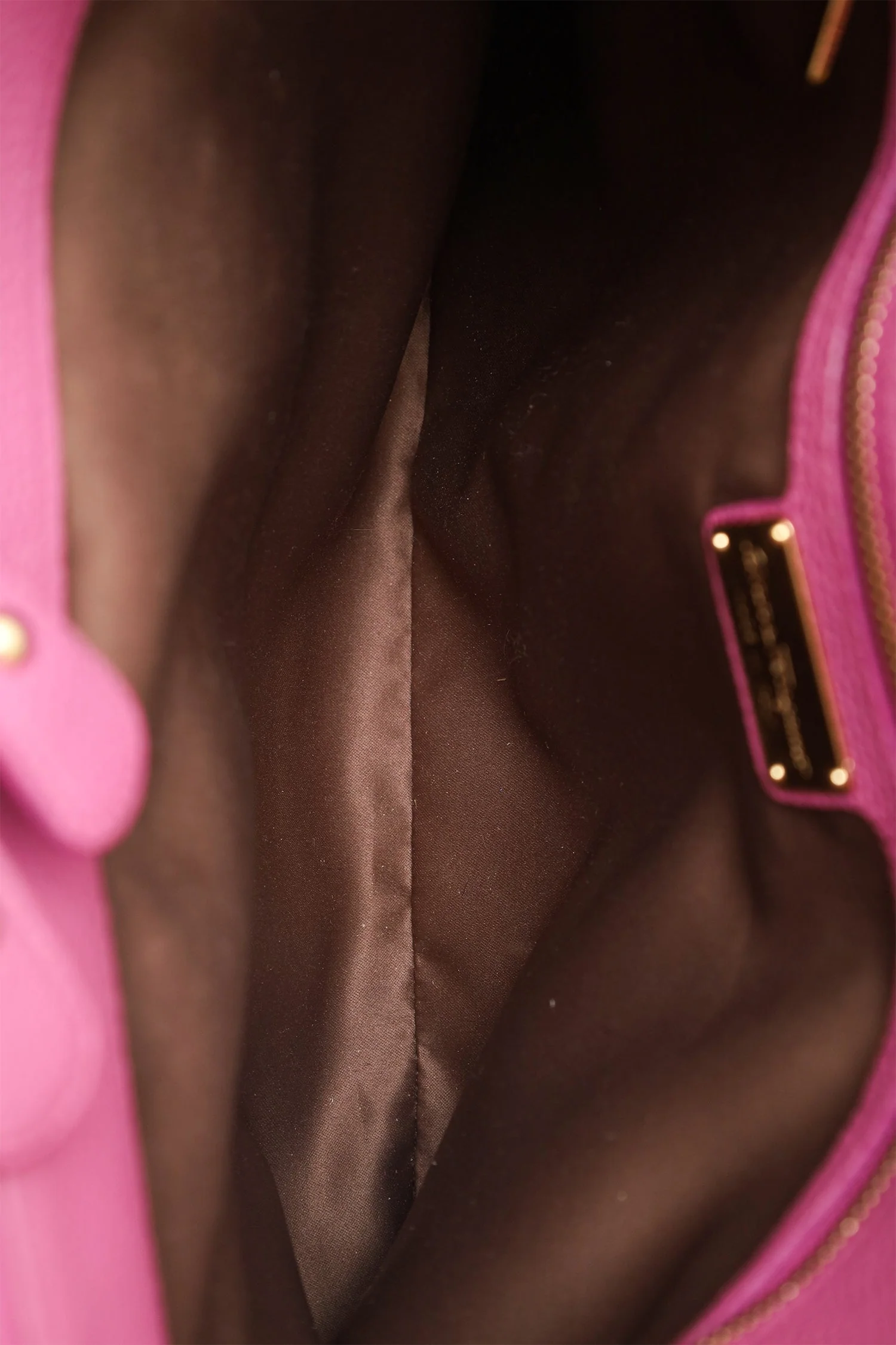 Salvatore Ferragamo Pink Leather 'Fiamma' Tote - Image 6