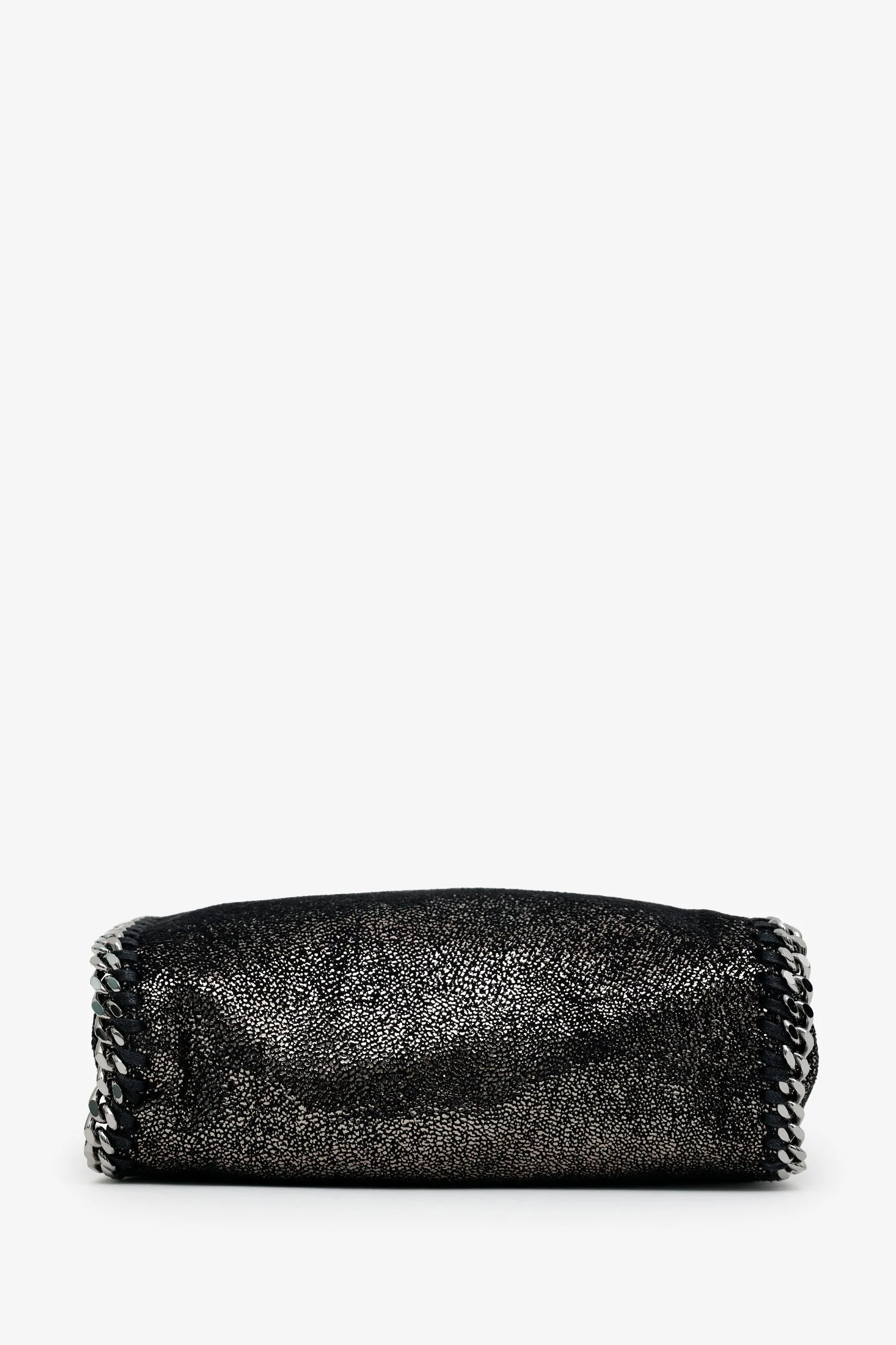 Stella Mccartney Black Faux Suede Mini Falabella Shoulder Bag - Image 5
