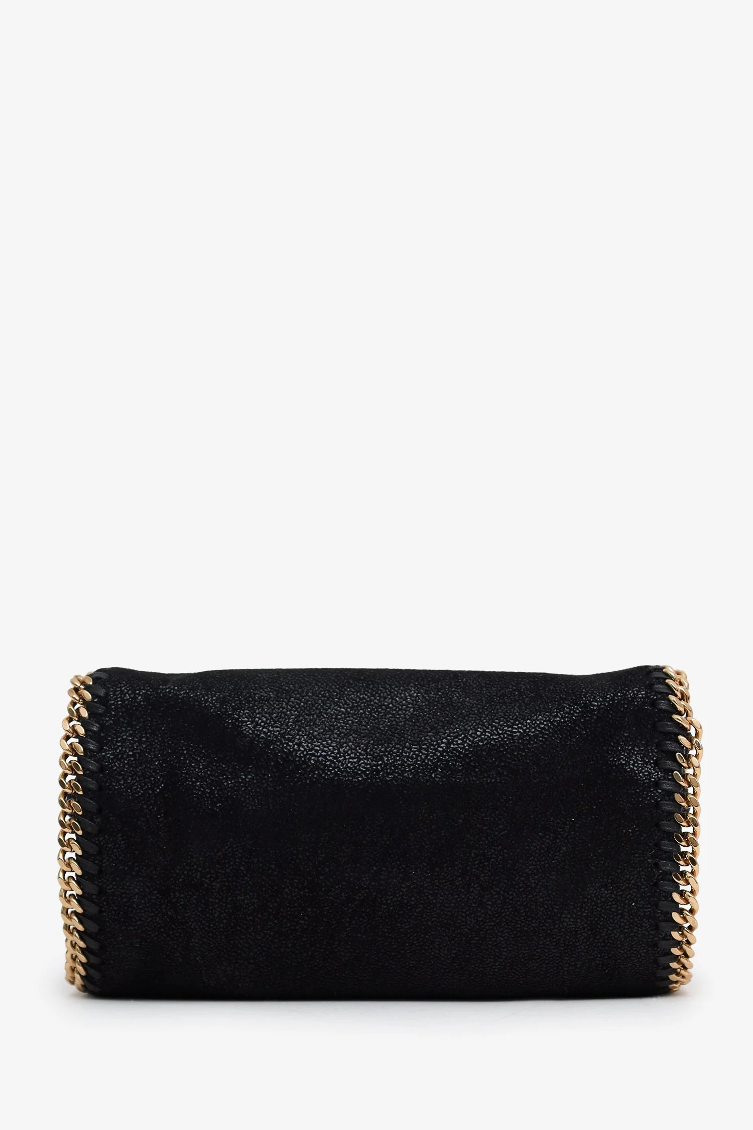 Stella McCartney Black Vegan Suede Mini Falabella Crossbody Bag - Image 2