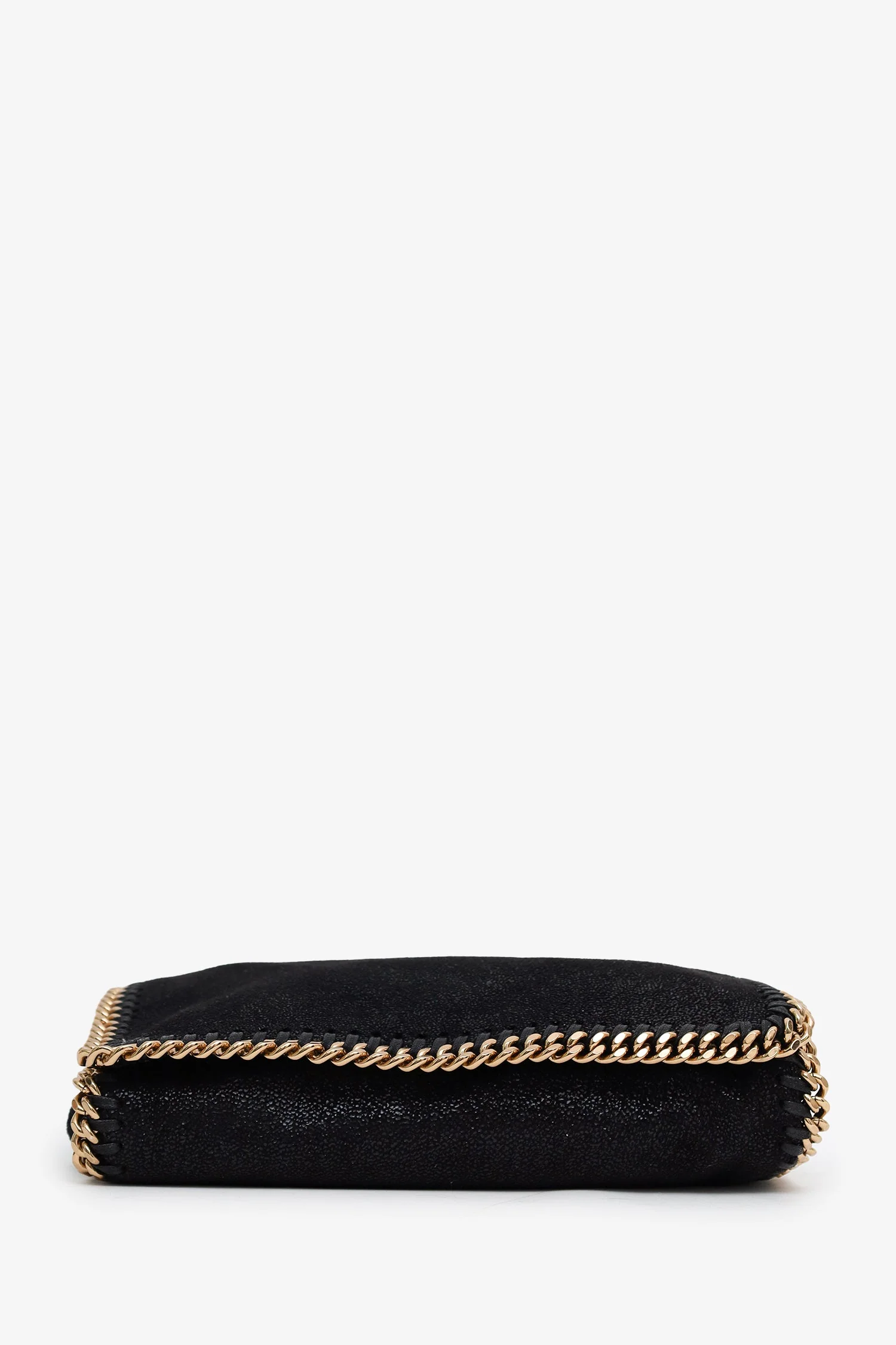 Stella McCartney Black Vegan Suede Mini Falabella Crossbody Bag - Image 5