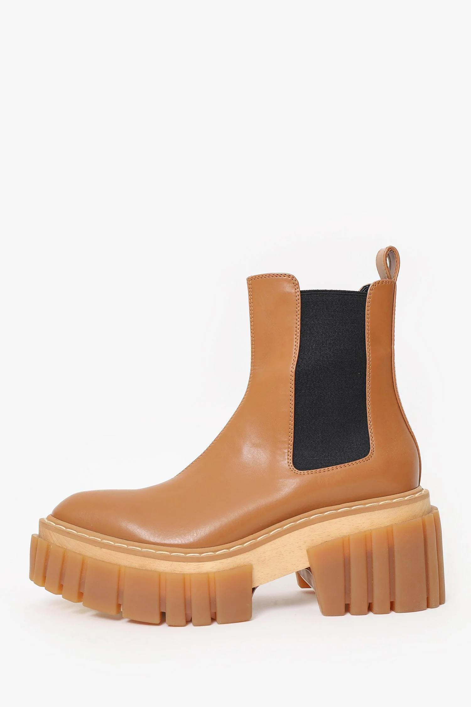 Stella McCartney Brown Emilie Chelsea Boots Size 40 - Image 5