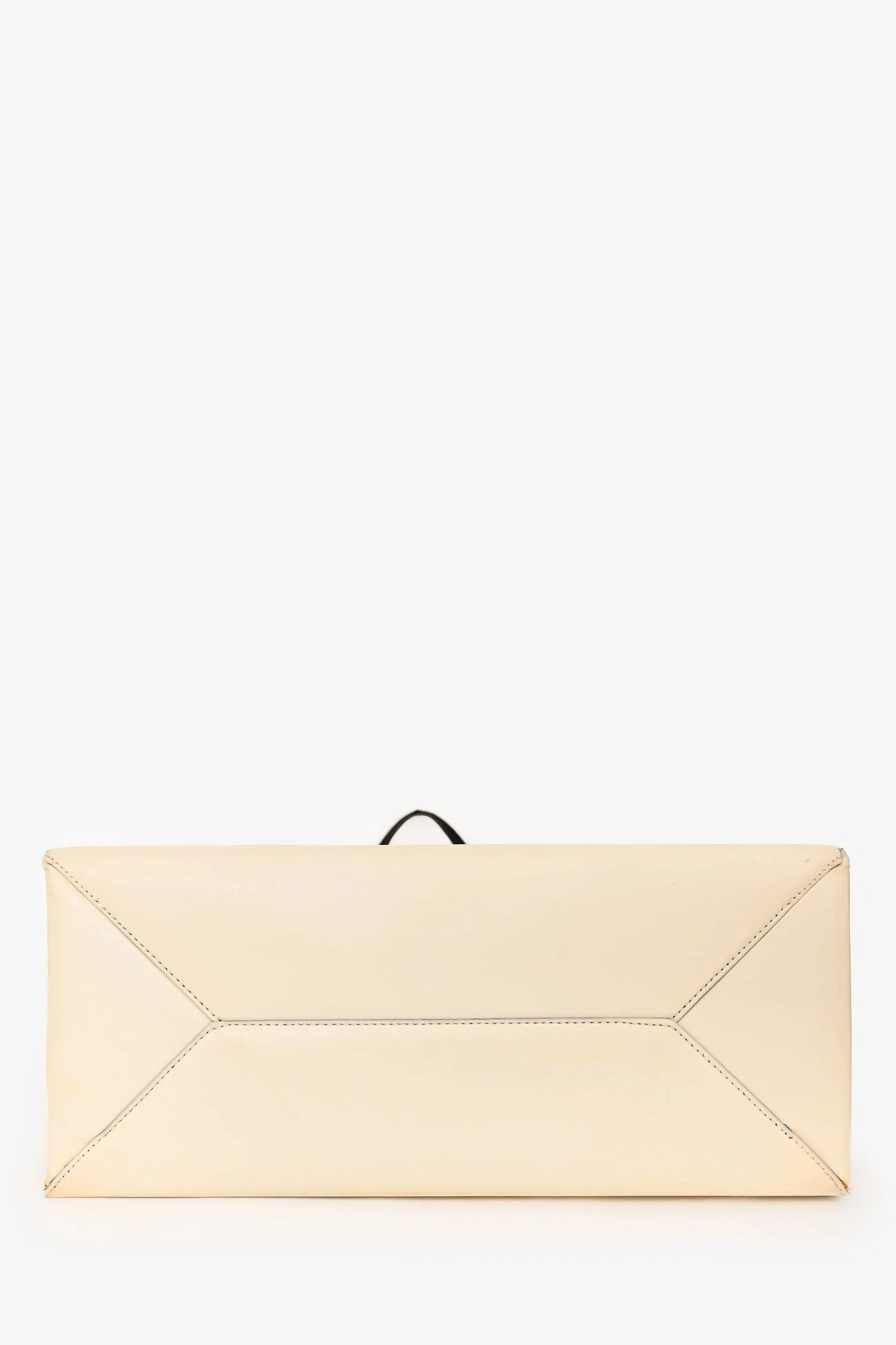 Stella McCartney Cream Leather Flat Tote - Image 5