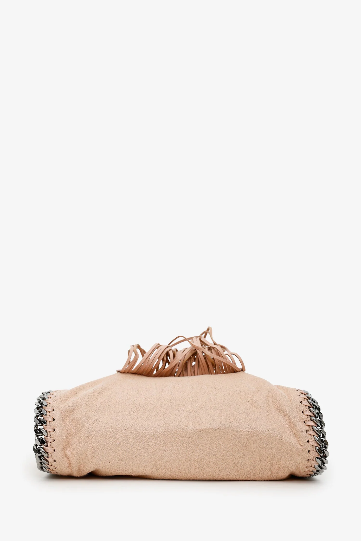 Stella McCartney Nude Leather Small Star Fringe Falabella Crossbody Bag - Image 5
