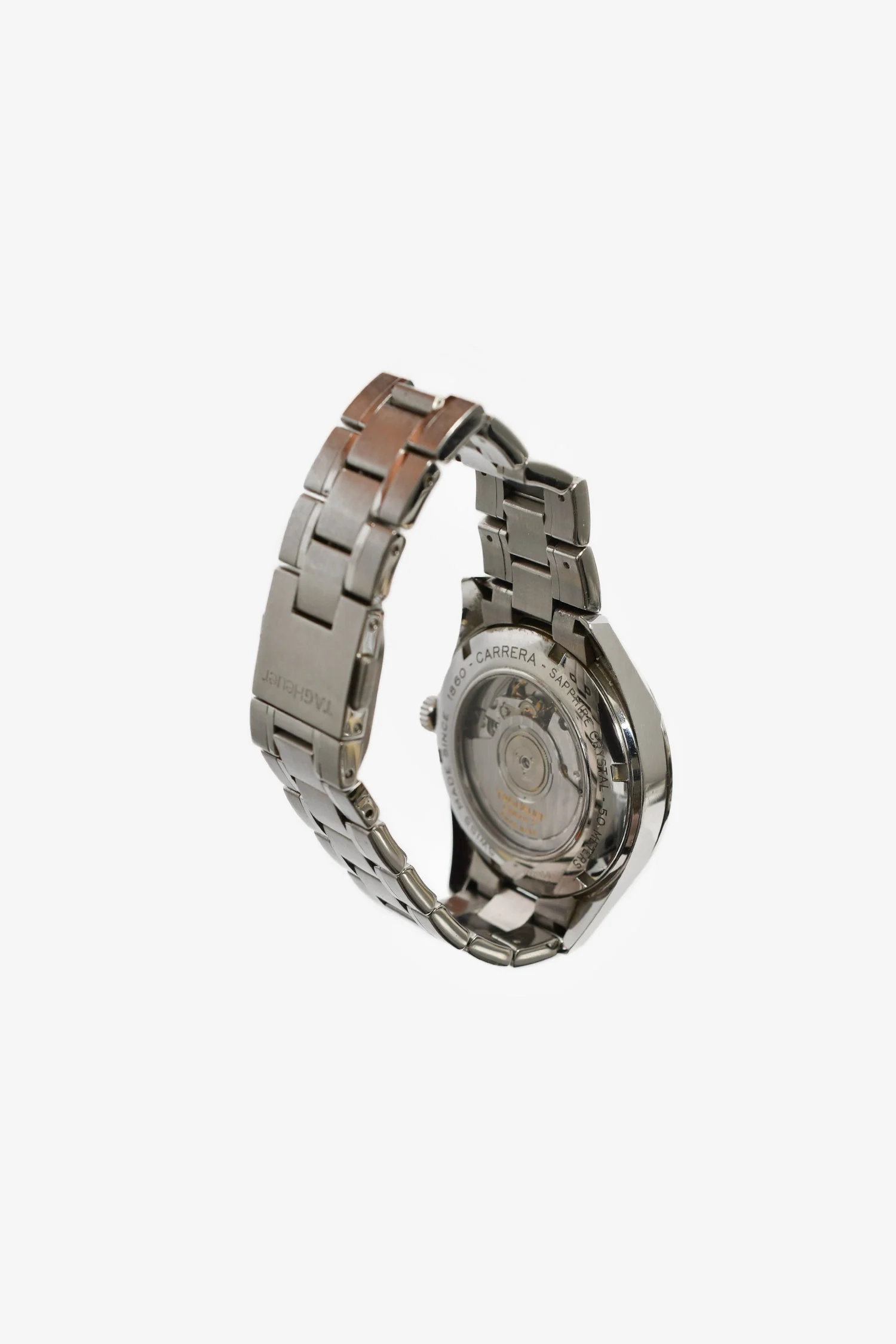 Tag Heuer Stainless Steel Carrera Twin-time Automatic 41mm Watch - Image 4