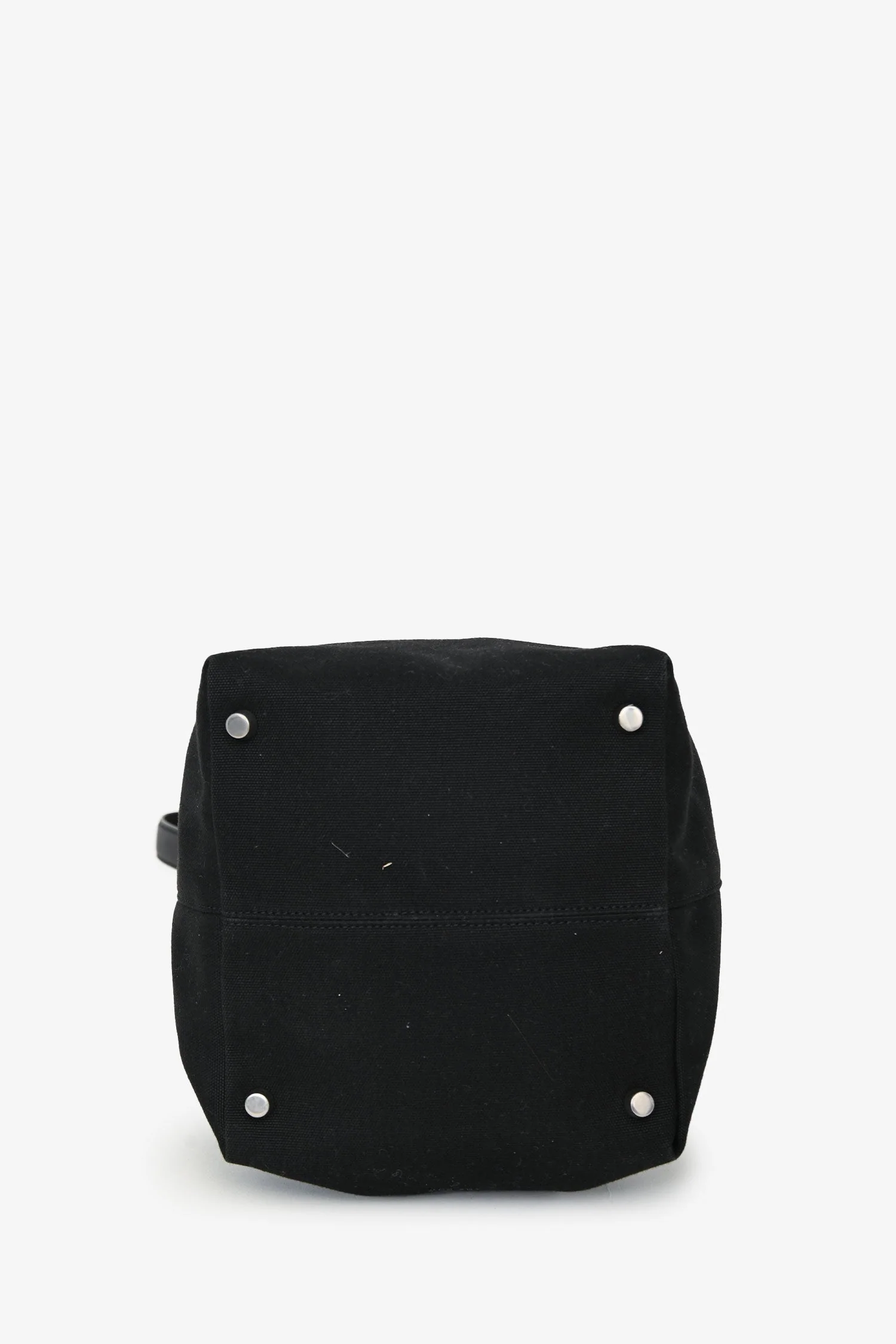 The Row Black Canvas/Leather 'N/S Park' Medium Tote Bag - Image 5
