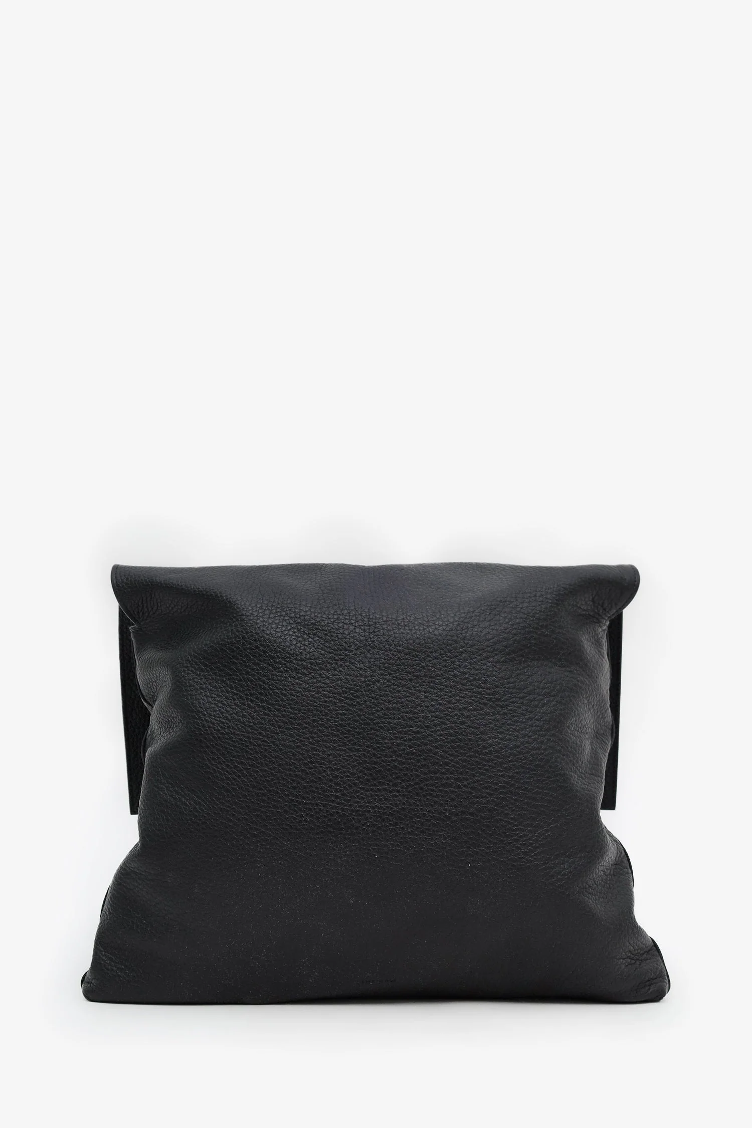 The Row Black Grained Leather Nan Shoulder Bag - Image 2