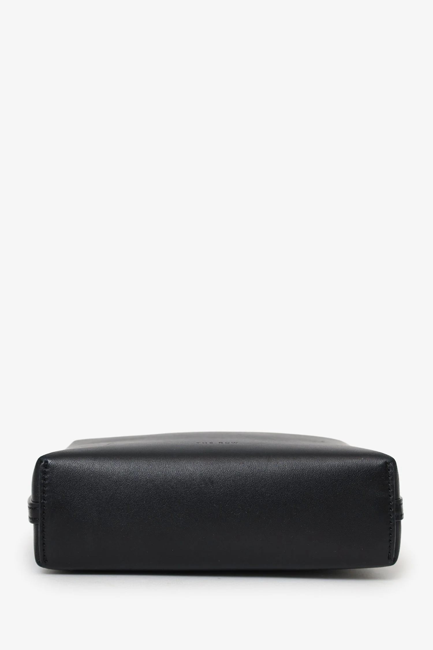 The Row Black Leather Regent Crossbody Bag - Image 5