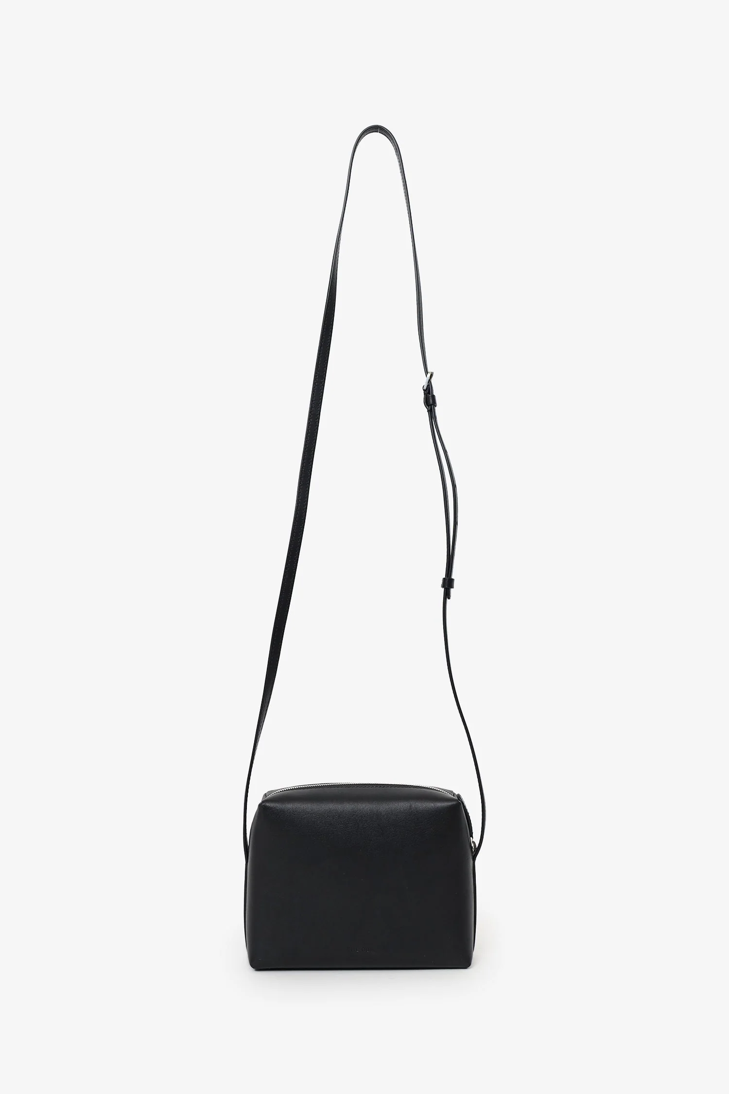 The Row Black Leather Regent Crossbody Bag - Image 6