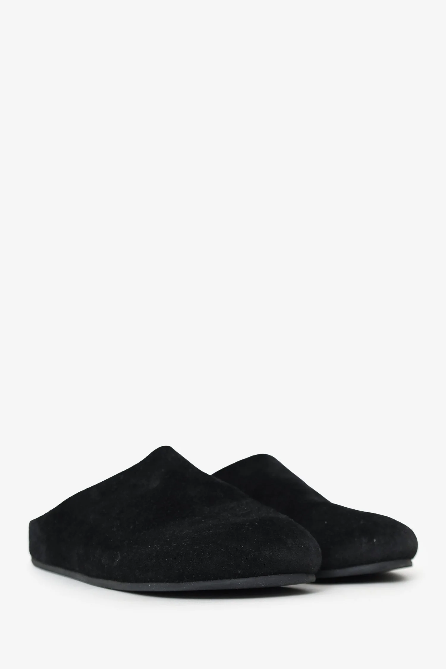 The Row Black Suede Hugo Clogs Size 38 - Image 2