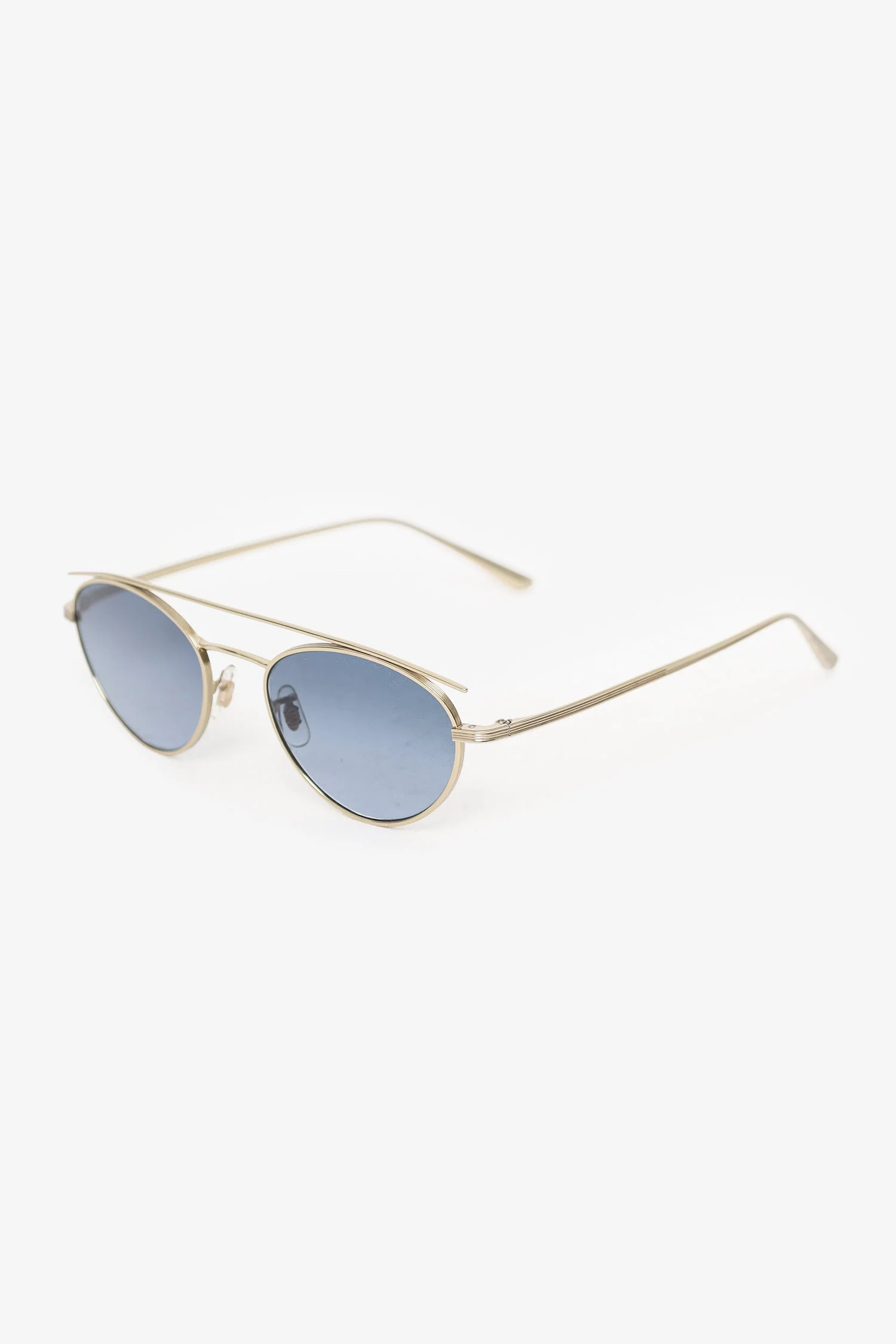 The Row x Oliver Peoples Metal Frame Blue Sunglasses - Image 2