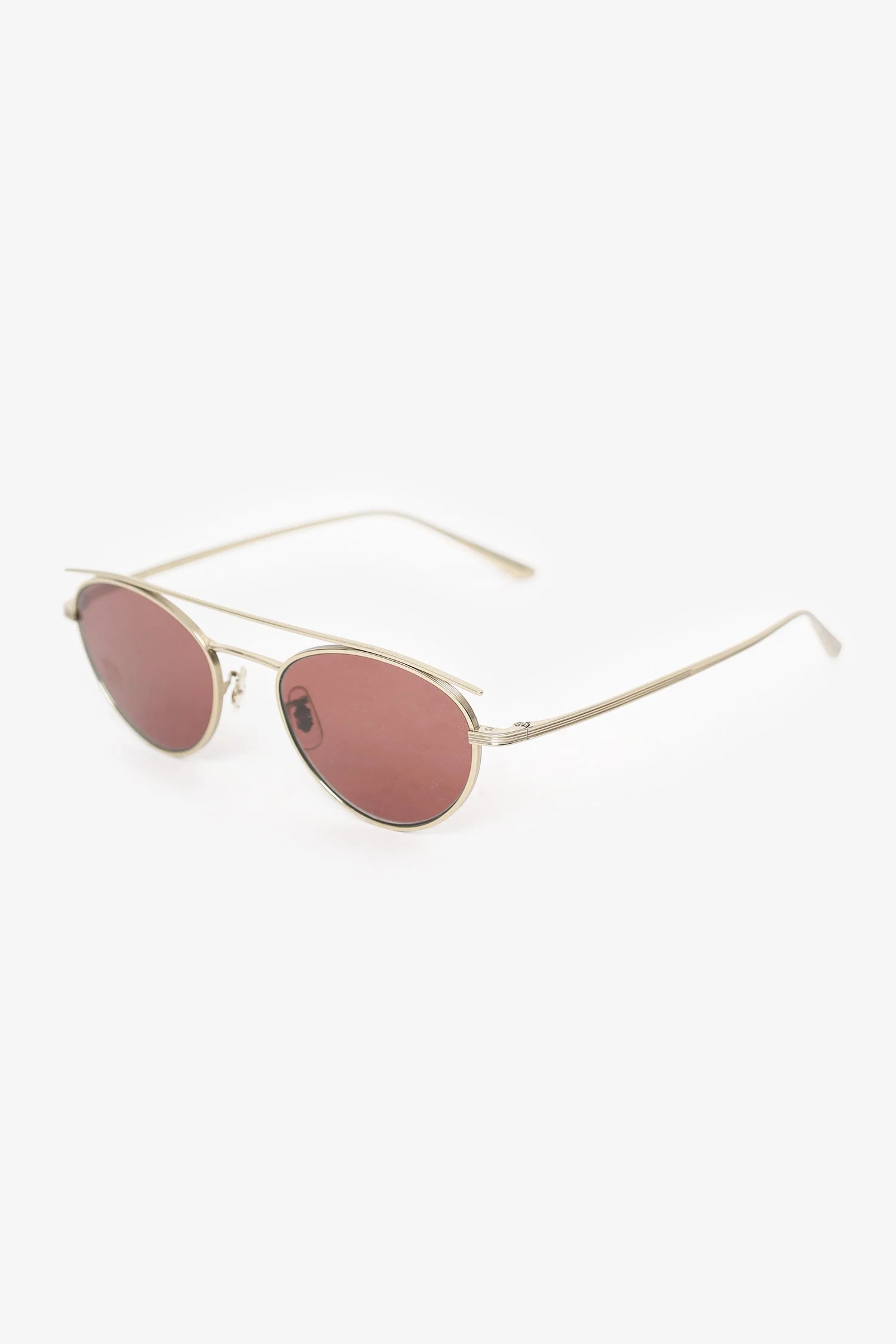 The Row x Oliver Peoples Metal Frame Brown Sunglasses - Image 2