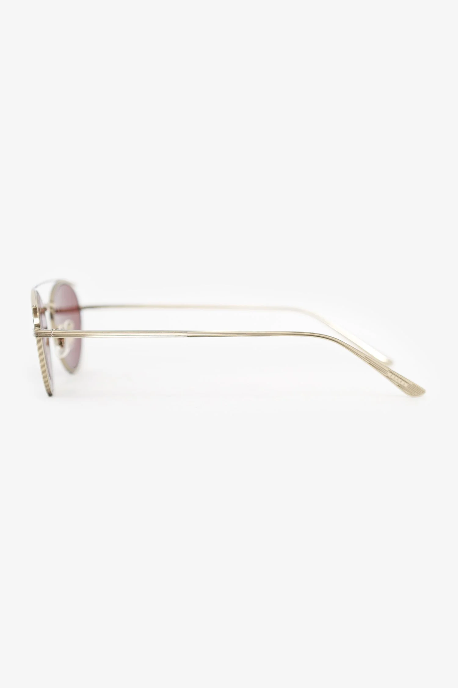 The Row x Oliver Peoples Metal Frame Brown Sunglasses - Image 3
