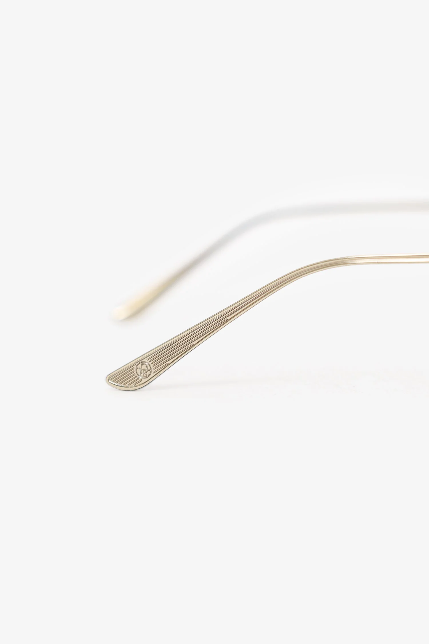 The Row x Oliver Peoples Metal Frame Brown Sunglasses - Image 5