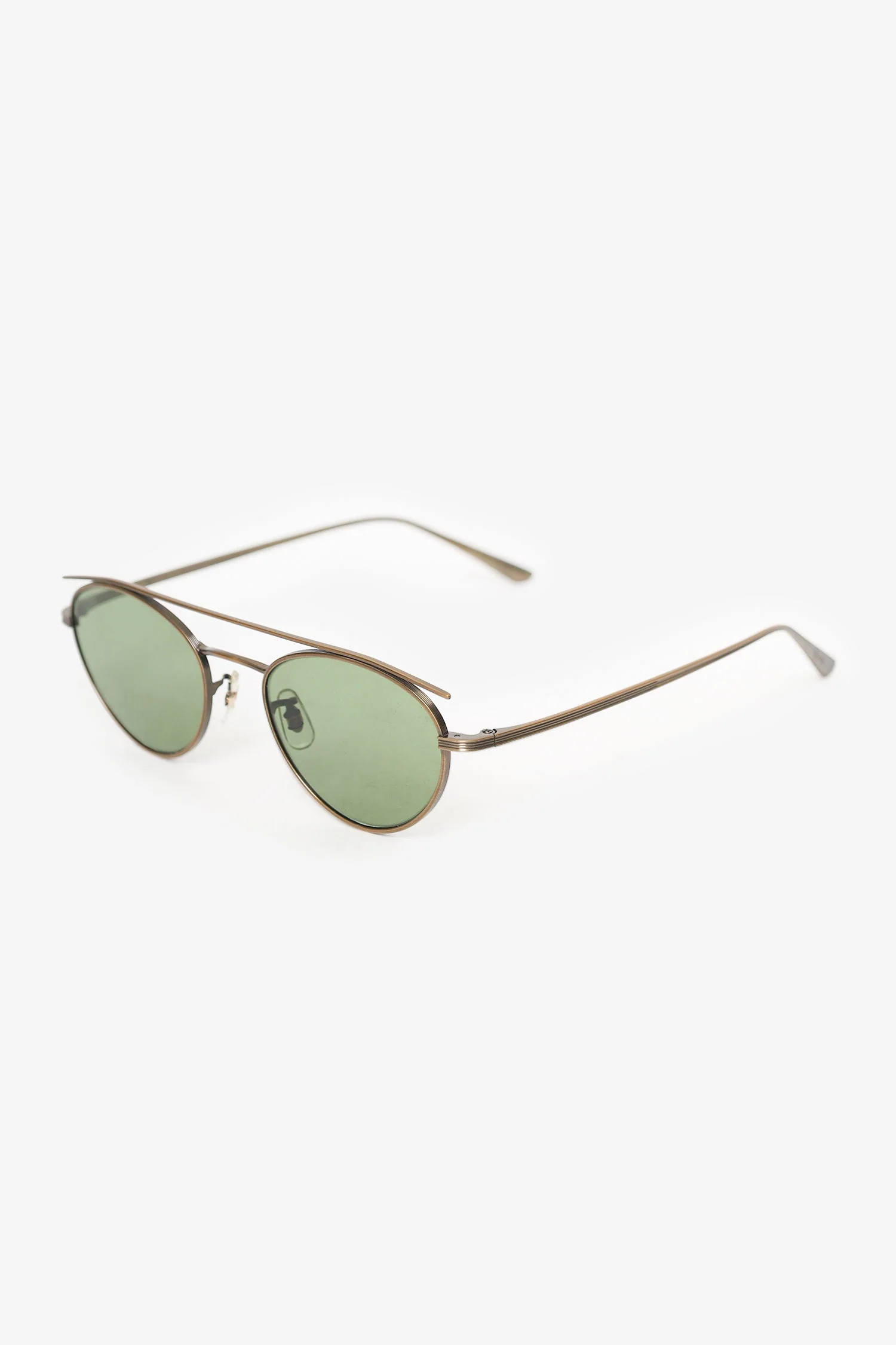 The Row x Oliver Peoples Metal Frame Green Sunglasses - Image 2