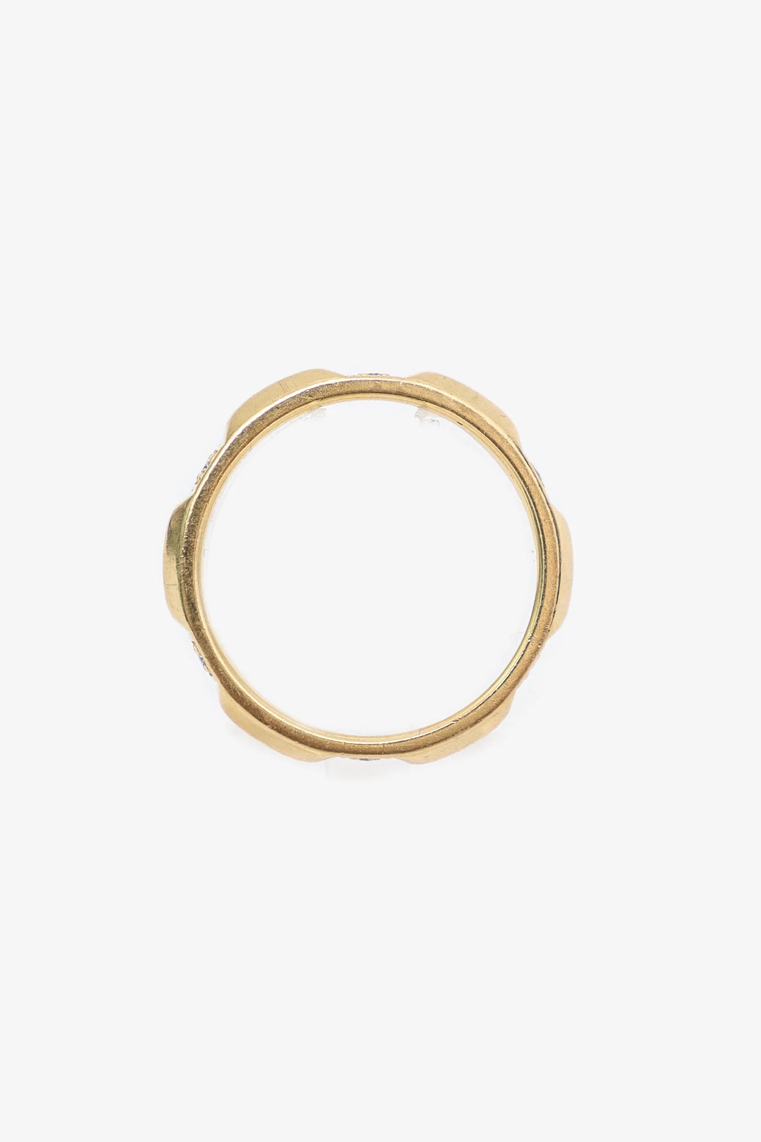 Tiffany & Co. 18K Gold Diamonds True Band Wide Ring - Image 3