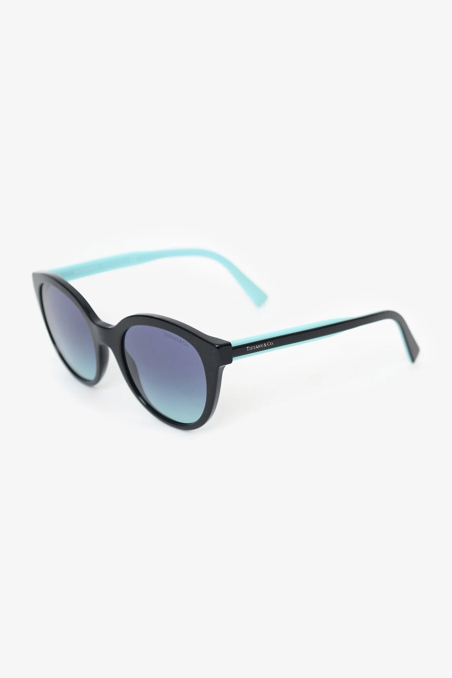 Tiffany & Co. Black/Blue Frame Sunglasses - Image 2