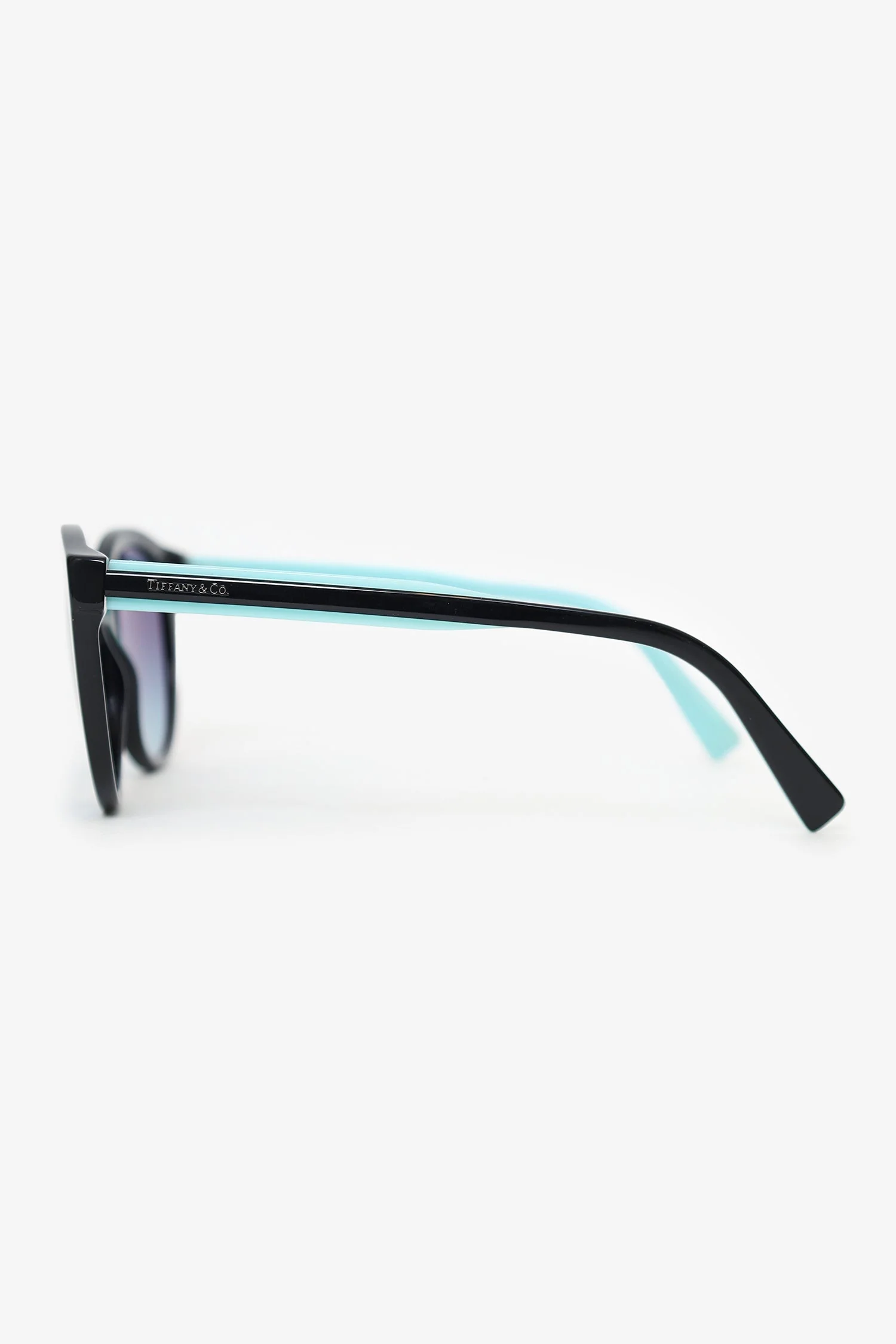 Tiffany & Co. Black/Blue Frame Sunglasses - Image 3