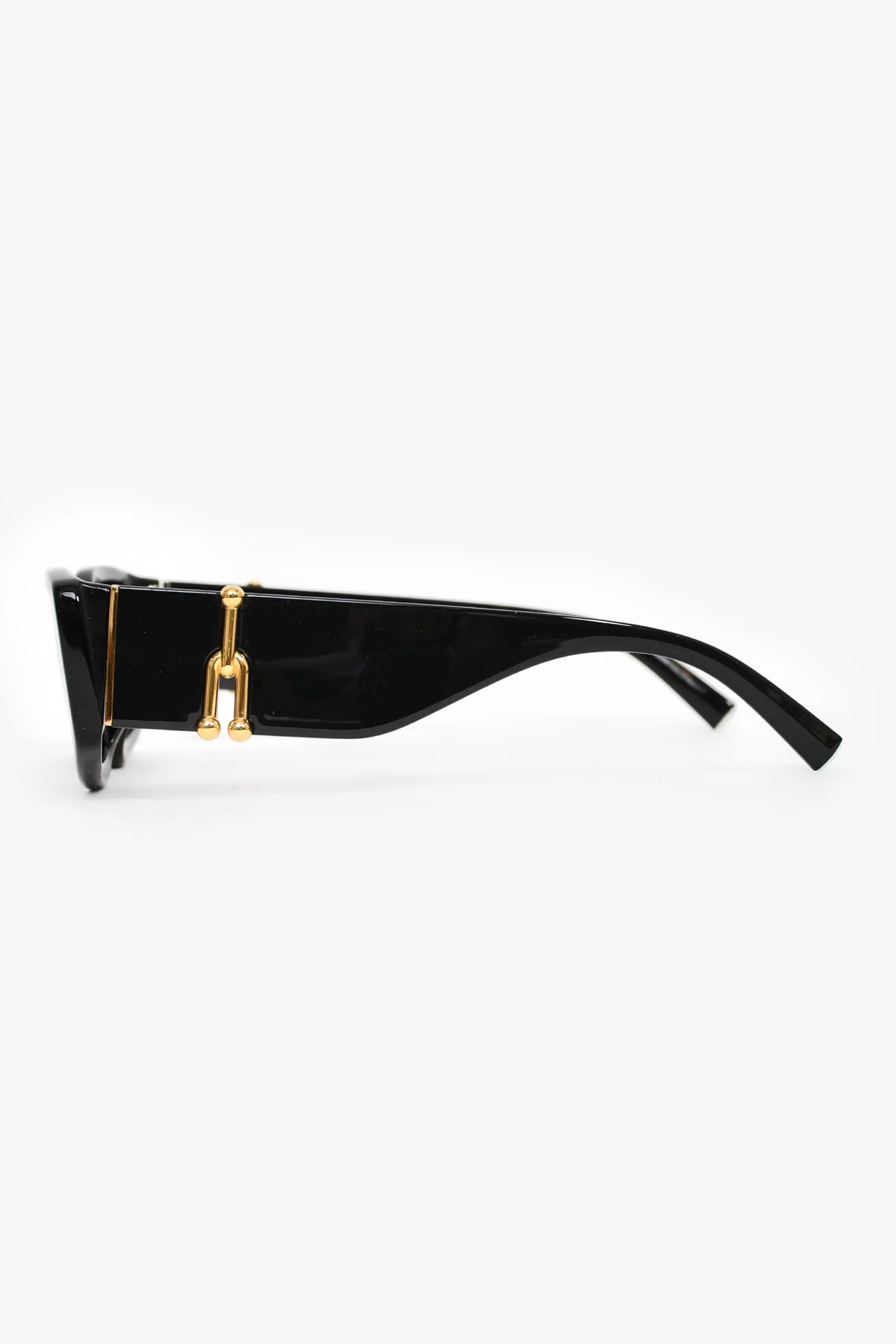 Tiffany & Co. Black Rectangular Sunglasses - Image 3