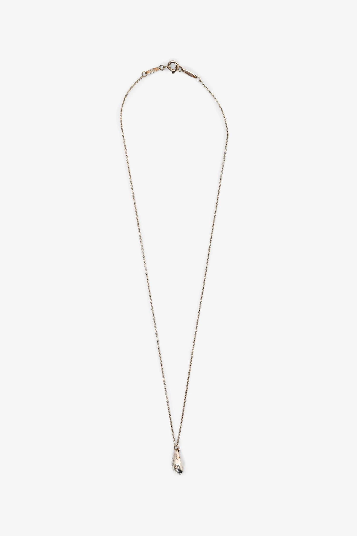Tiffany & Co. Elsa Peretti® Sterling Silver Teardrop Pendant Necklace - Image 2