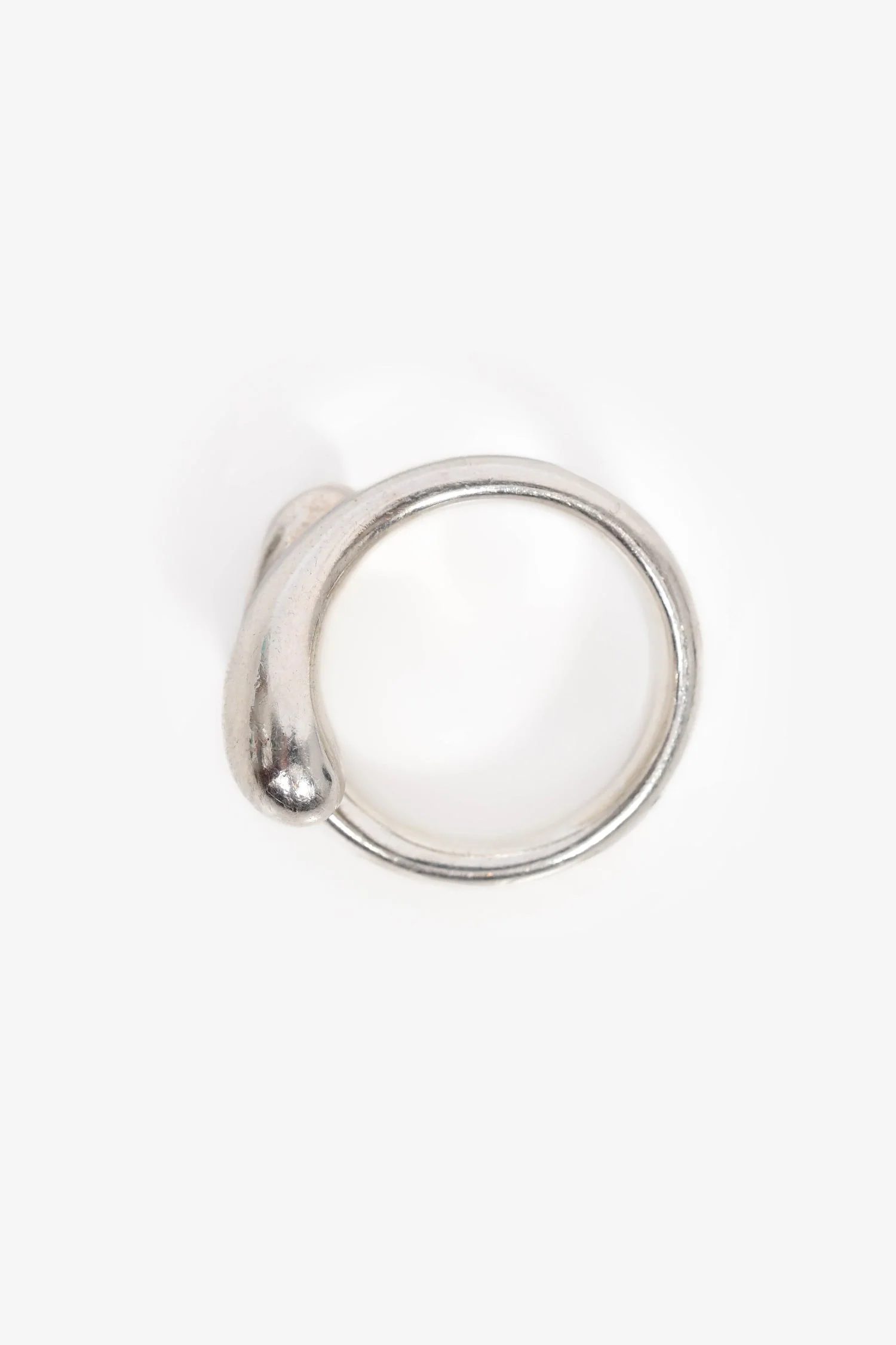 Tiffany & Co. Elsa Peretti Sterling Silver 'Teardrop' Ring - Image 3