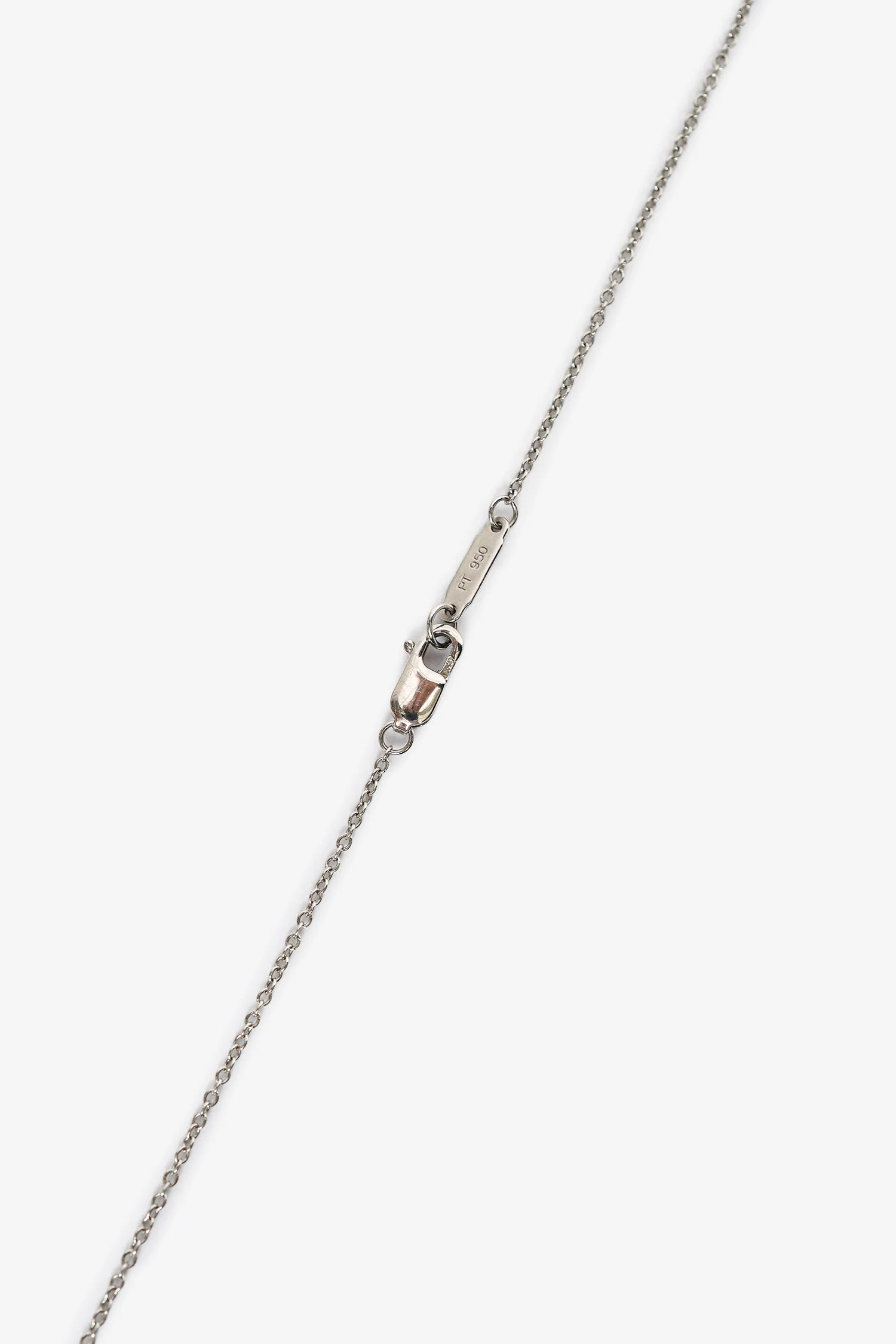 Tiffany & Co. Platinum Diamond Cobblestone Pendant Necklace - Image 3
