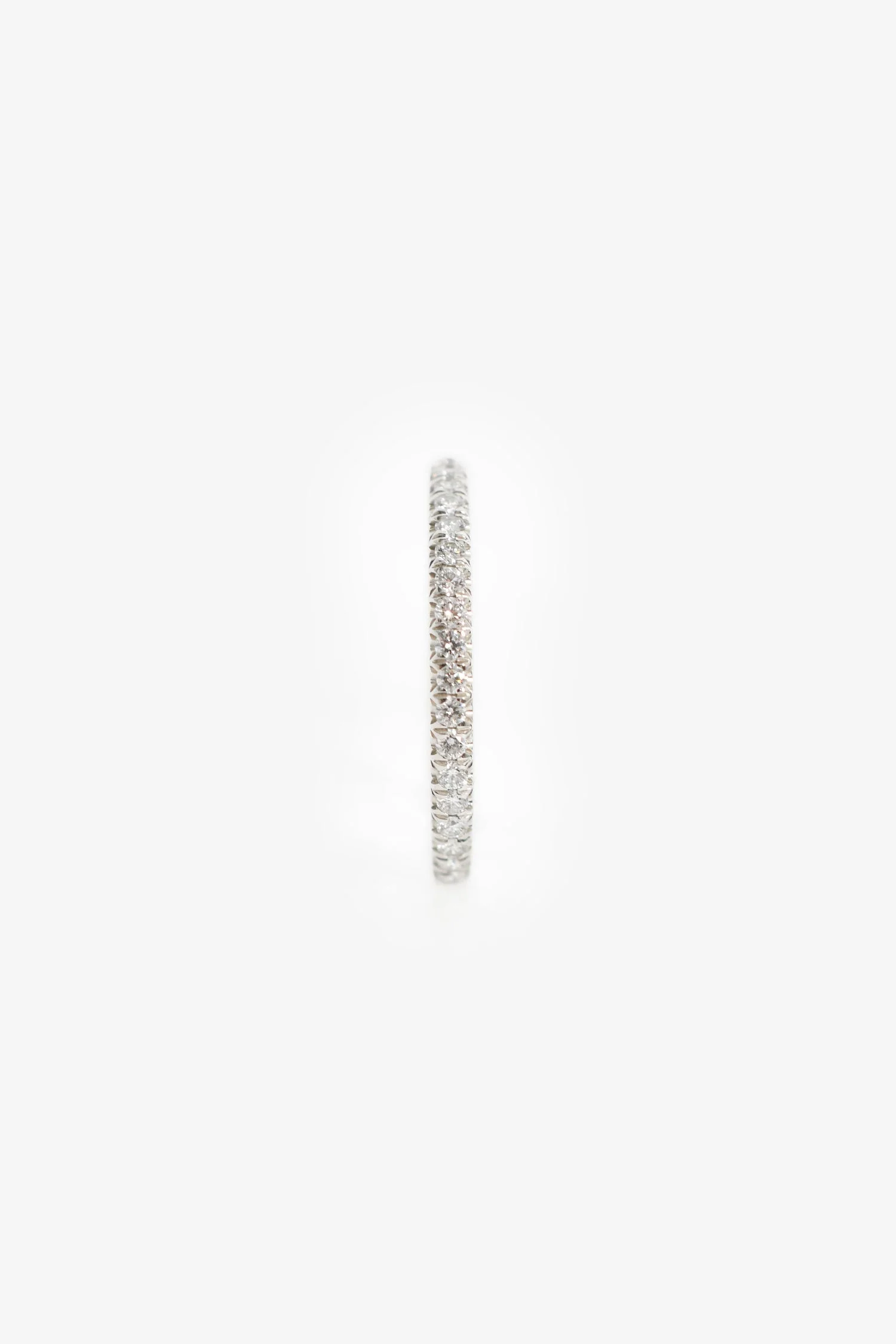 Tiffany & Co. Platinum Diamond Soleste Eternity Band Size 6 - Image 2