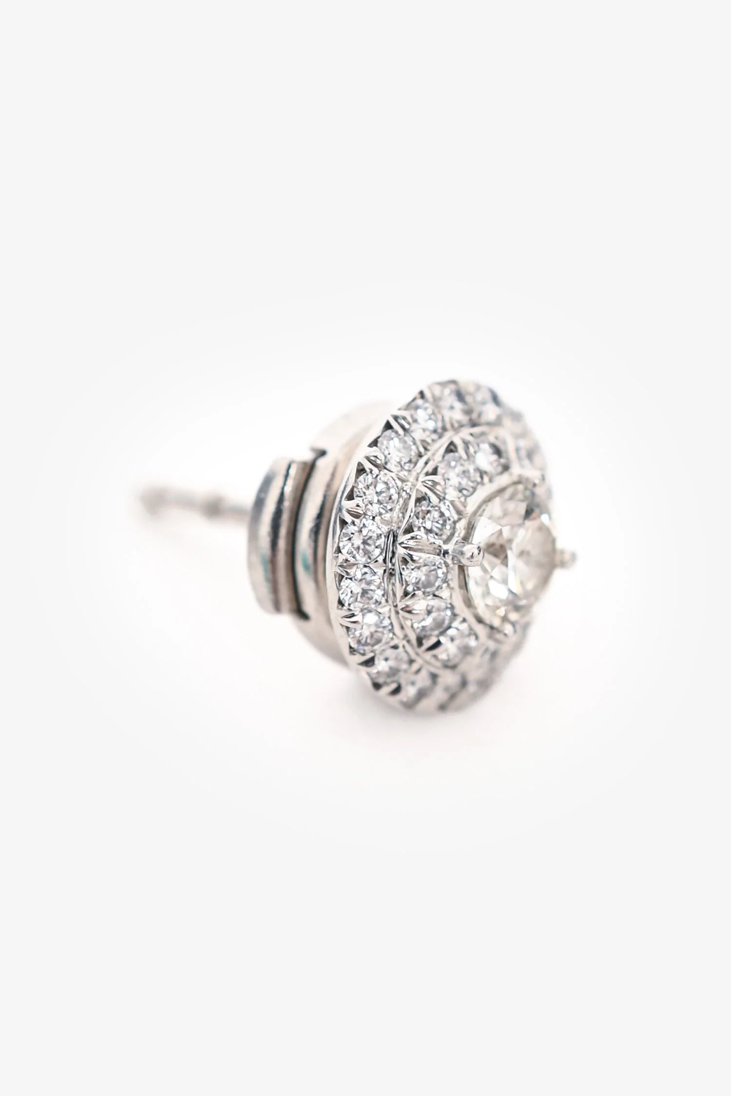 Tiffany & Co. Platinum Diamond 'Soleste' Stud Earrings - Image 3