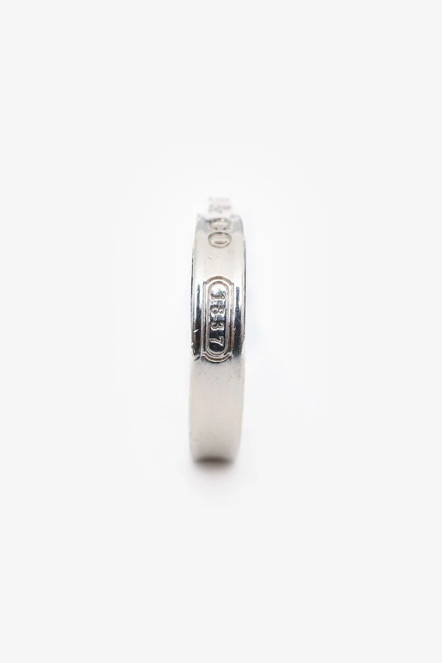 Tiffany & Co. Sterling Silver 1837 Band Ring - Image 2
