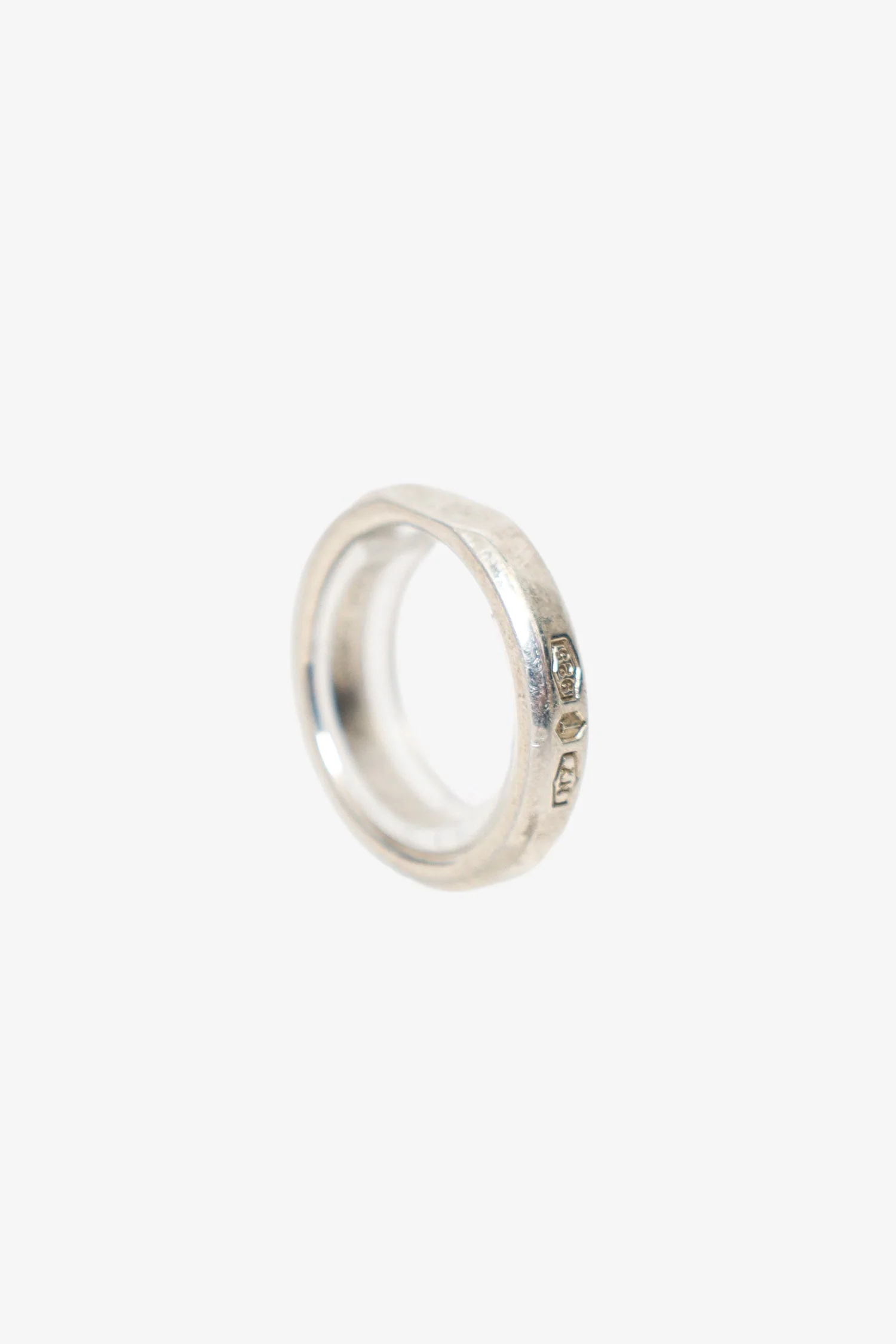 Tiffany & Co. Sterling Silver 1837 Narrow Band Ring