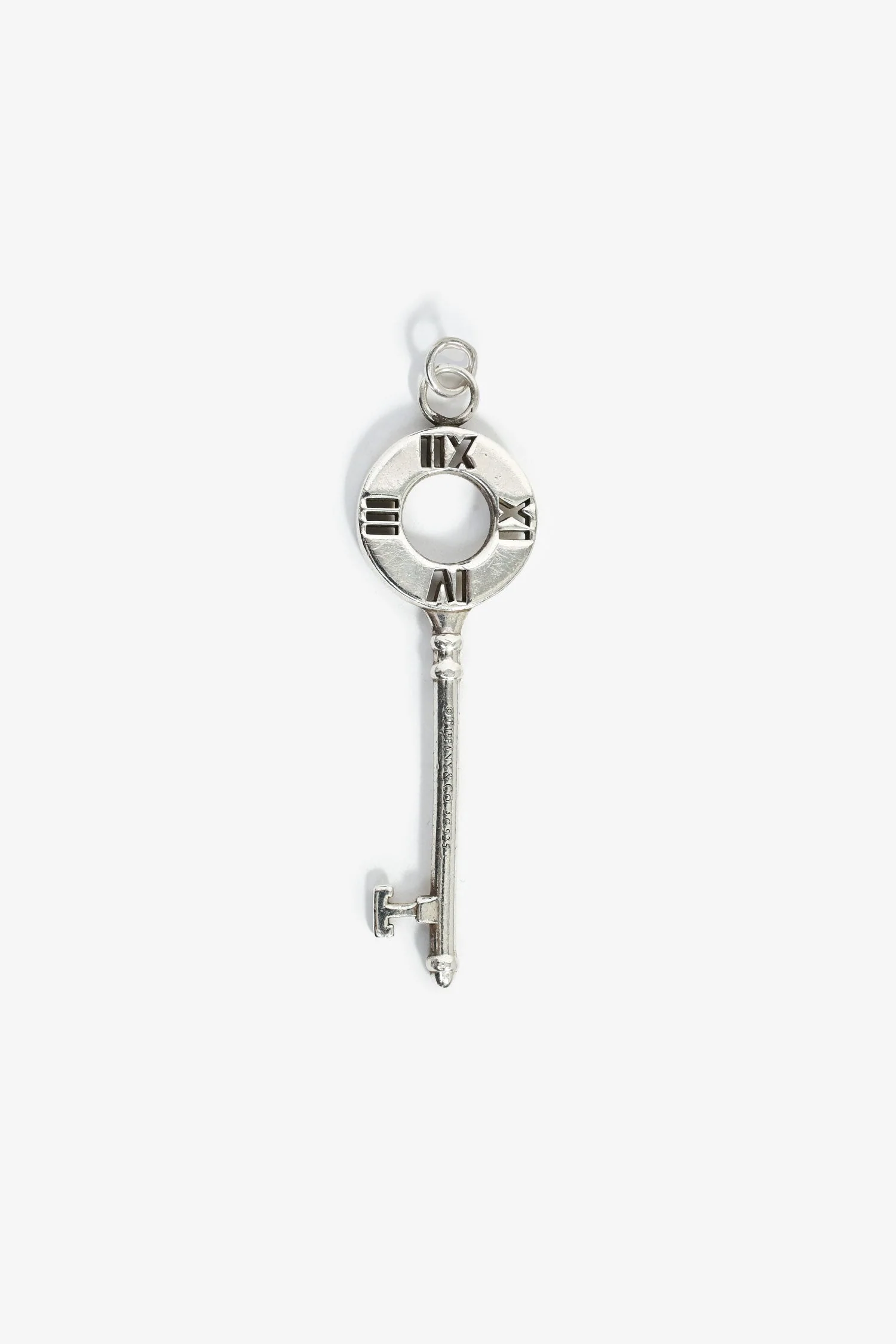 Tiffany & Co. Sterling Silver Atlas Key Pendant - Image 2