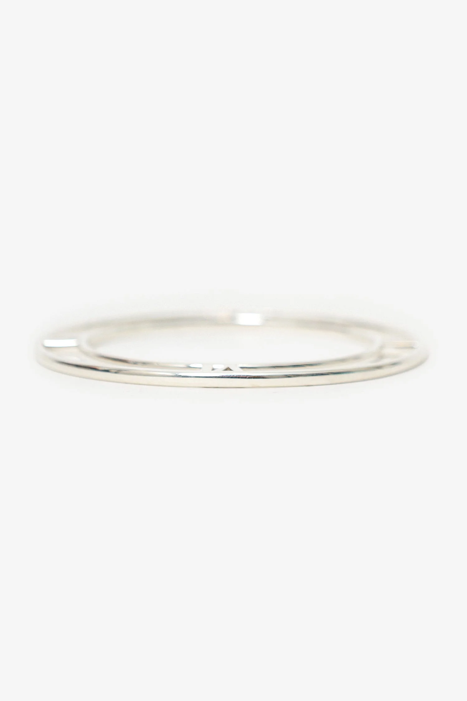 Tiffany & Co Sterling Silver Atlas Roman Numerals Bangle - Image 4