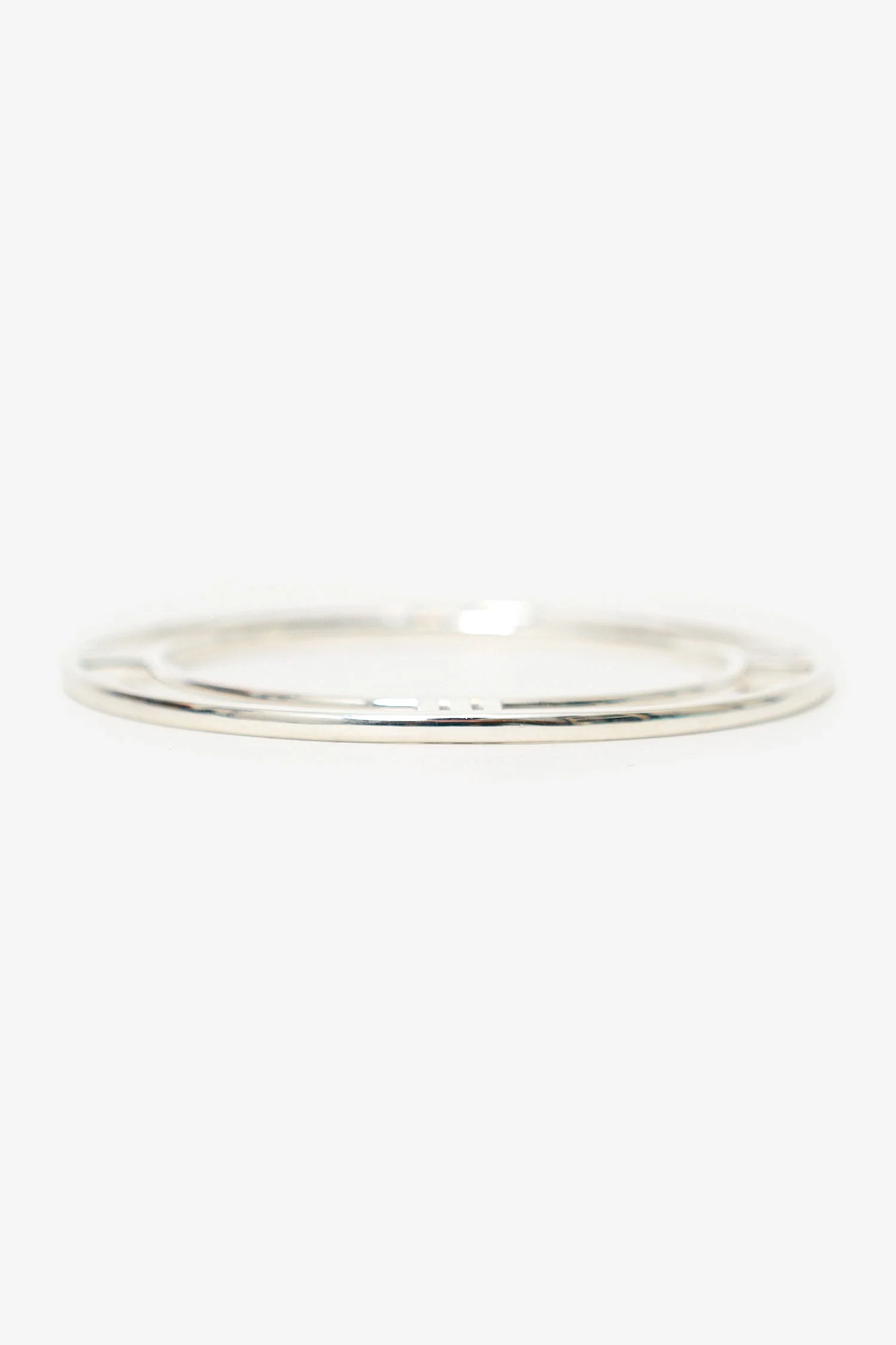 Tiffany & Co Sterling Silver Atlas Roman Numerals Bangle - Image 5