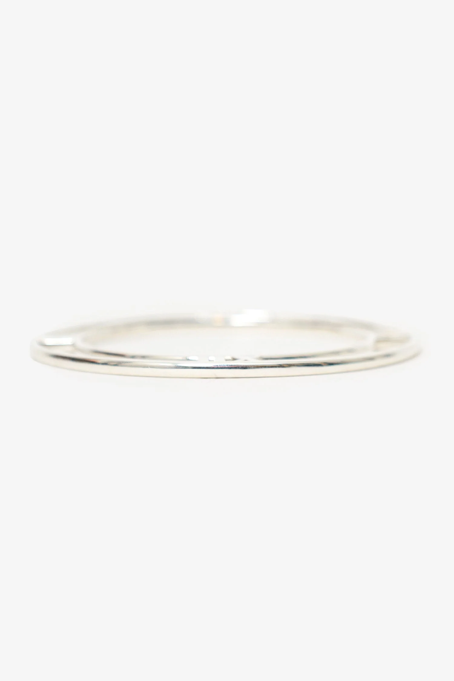 Tiffany & Co Sterling Silver Atlas Roman Numerals Bangle - Image 6