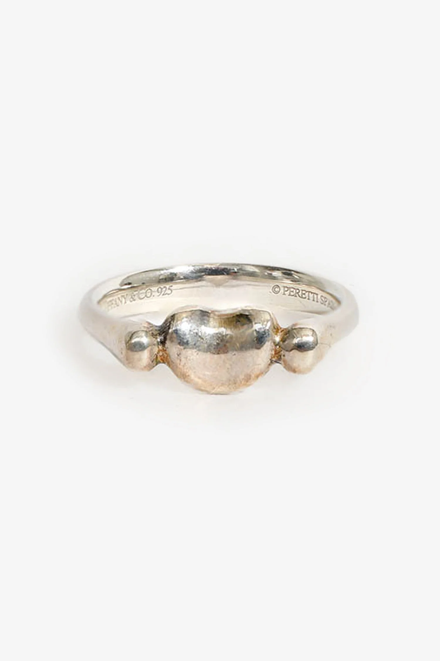 Tiffany & Co. Sterling Silver 'Bean Design' Ring - Image 2