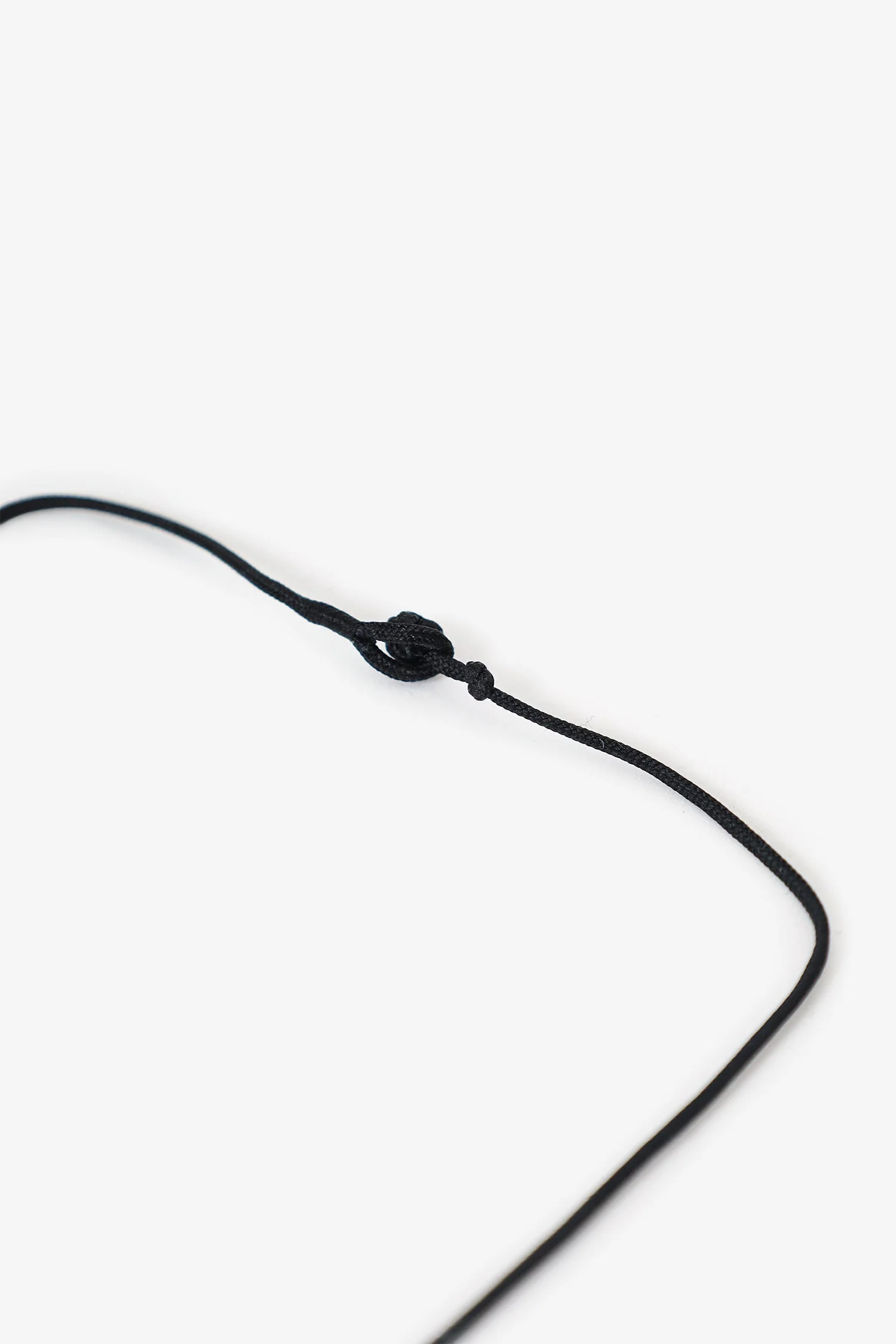 Tiffany & Co. Sterling Silver Elsa Peretti Round Pendant Silk Cord Necklace - Image 3