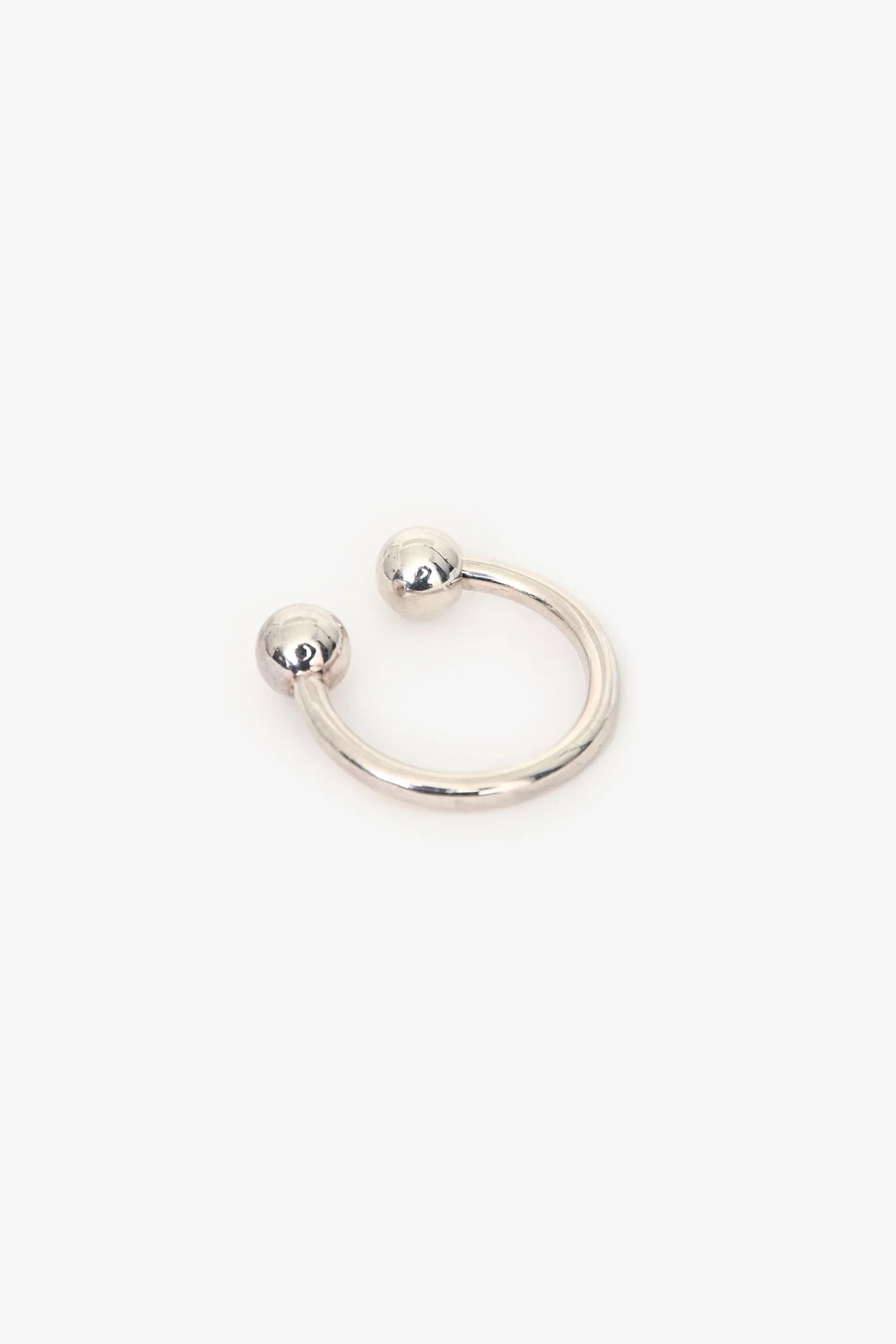 Tiffany & Co. Sterling Silver Horseshoe U Shaped Key Ring - Image 2