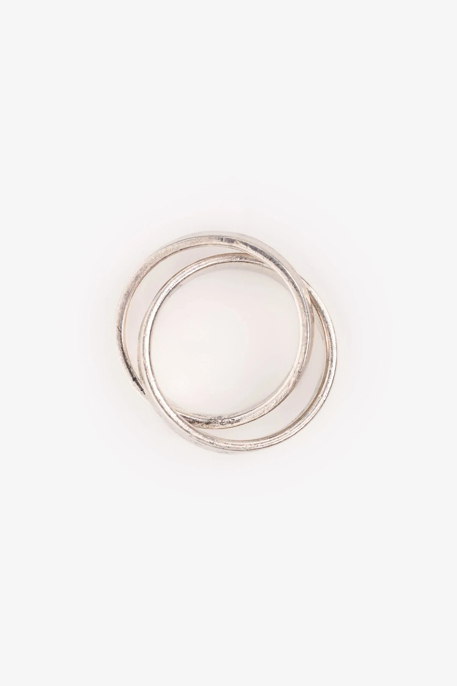 Tiffany & Co. Sterling Silver Interlocking Circle Ring - Image 4