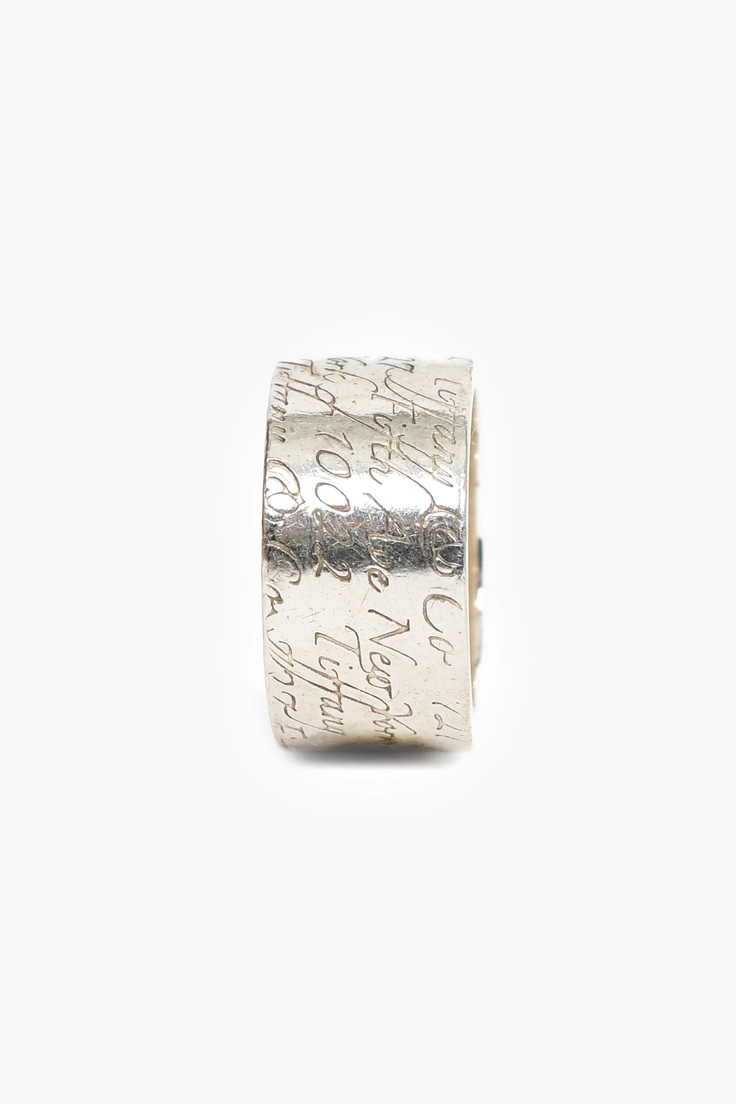 Tiffany & Co. Sterling Silver 'Notes Fifth Avenue' Ring Size 5.5 - Image 2