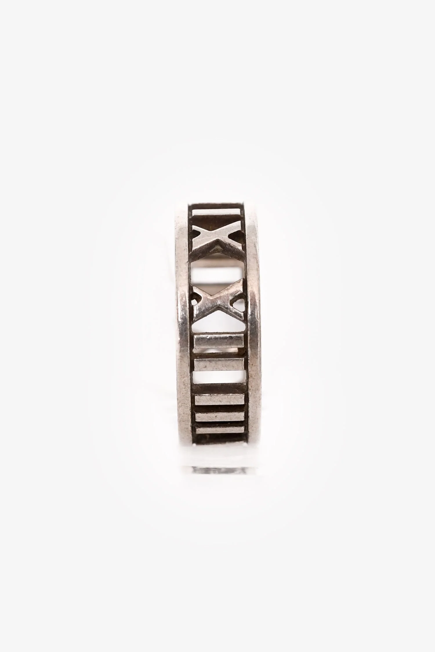 Tiffany & Co. Sterling Silver Open Atlas Ring Size 6.5 - Image 2